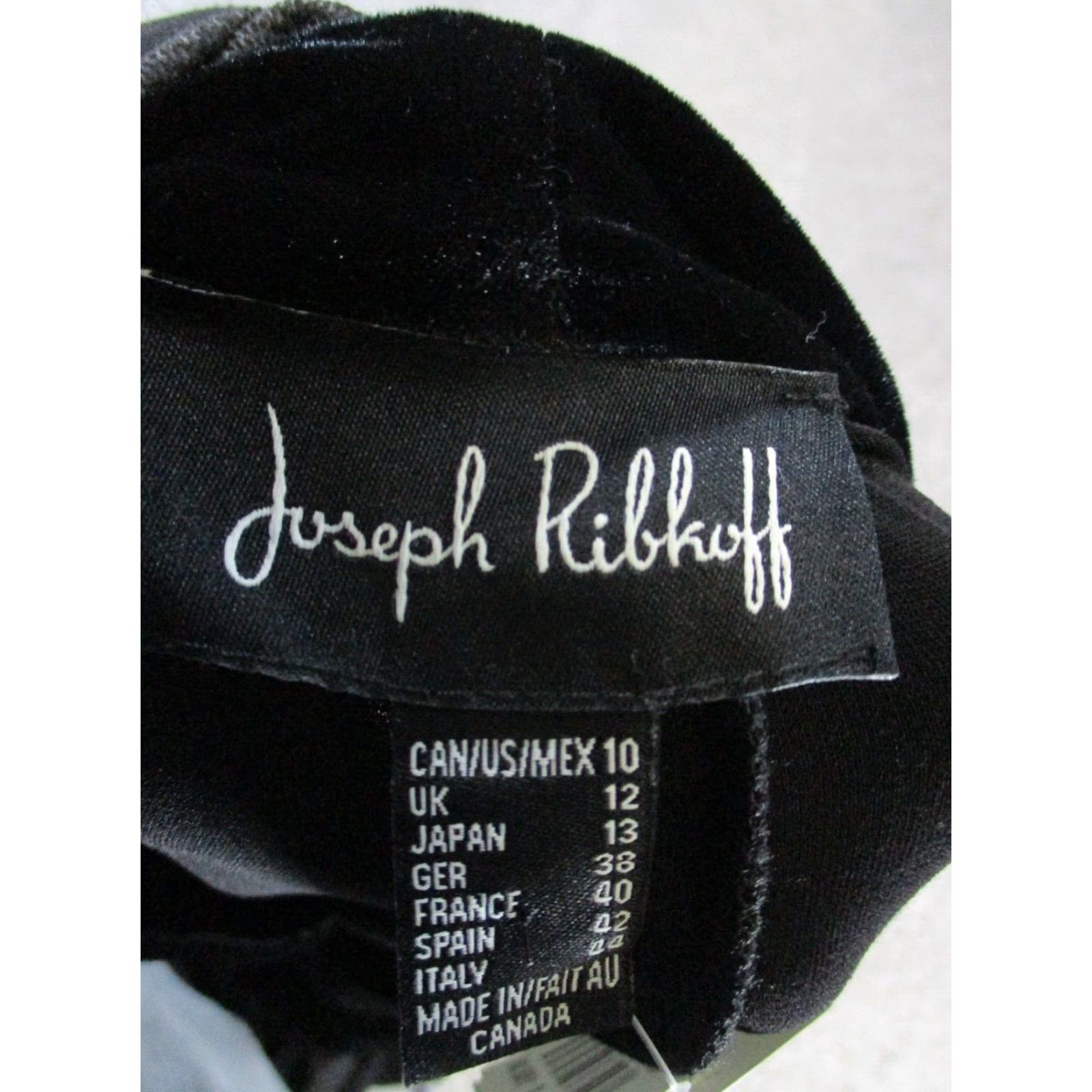 Joseph Joseph Rikkot Shirt Womens 10 Black Silk Velvet Tunic New V-Neck Pullover Blouse Long Sleeve Womens 10 Black Silk Velvet Tunic Joseph Rikkot Shirt Size L / US 10 / IT 46 - 3 Thumbnail