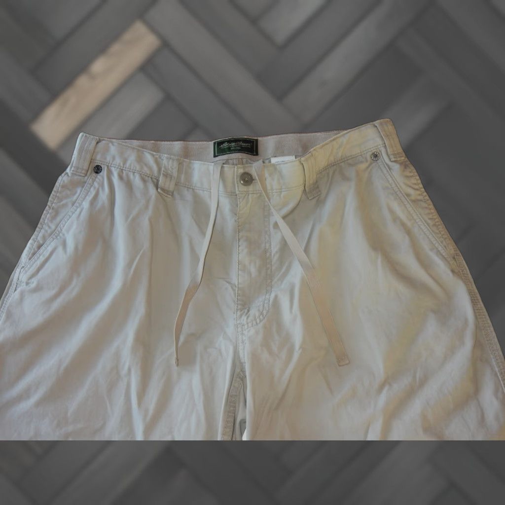 Eddie Bauer VINTAGE Eddie Bauer Men's Khakis Pants Size 36x32 Cotton Flat Front Beige Size US 36 / EU 52 - 1 Thumbnail