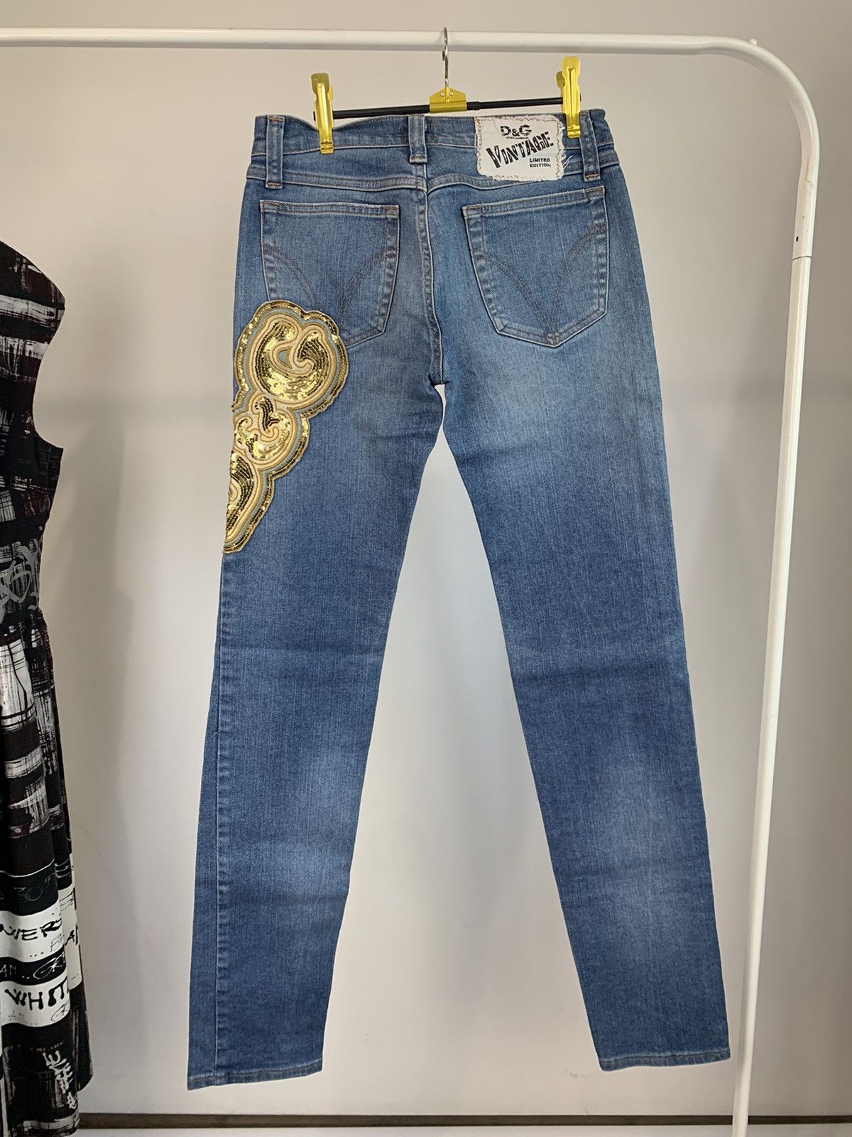 image of Uniquedolce Gabbana Slim Jeans in Grey, Women's (Size 27)