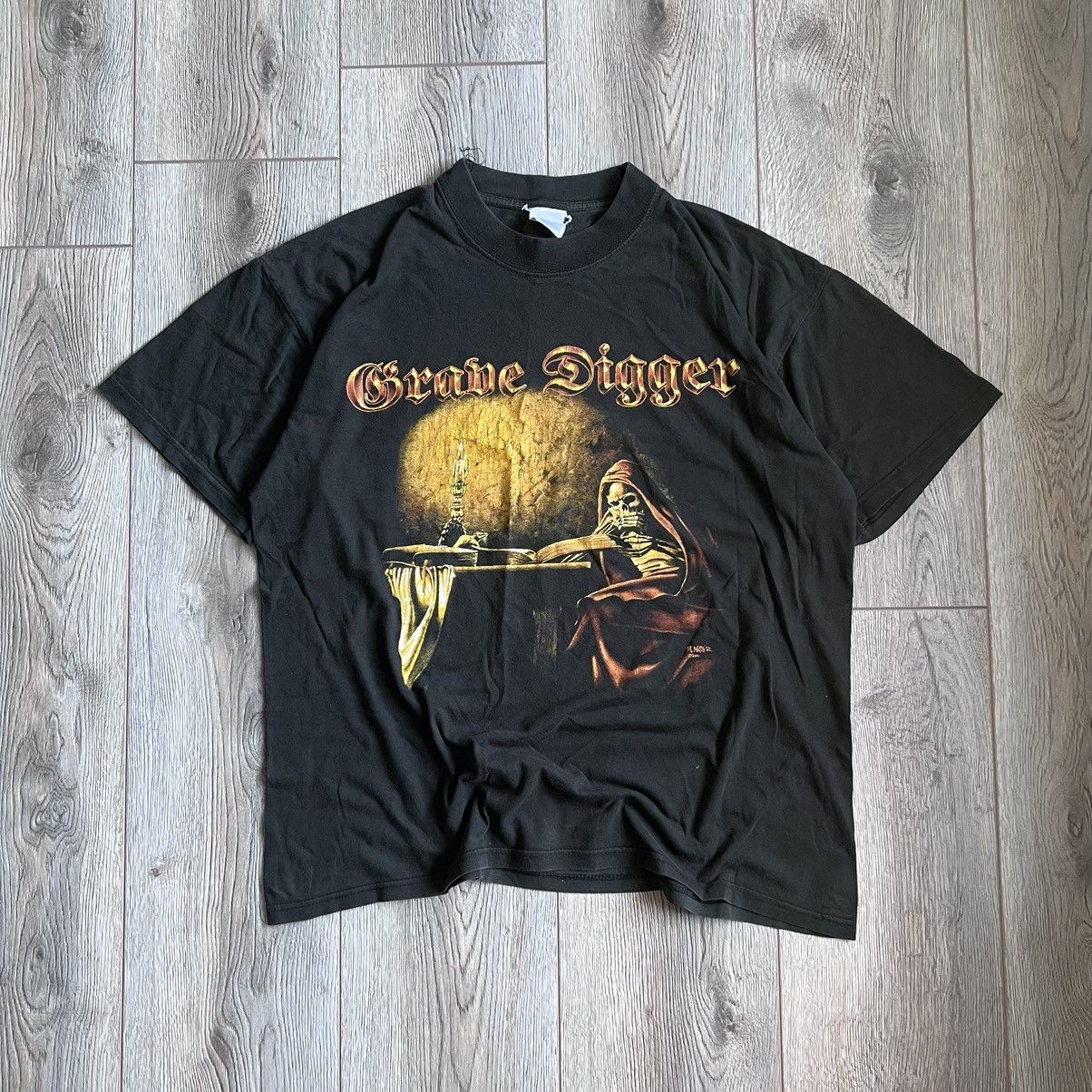 Band Tees Grave Digger vintage T Size US L / EU 52-54 / 3 - 1 Thumbnail