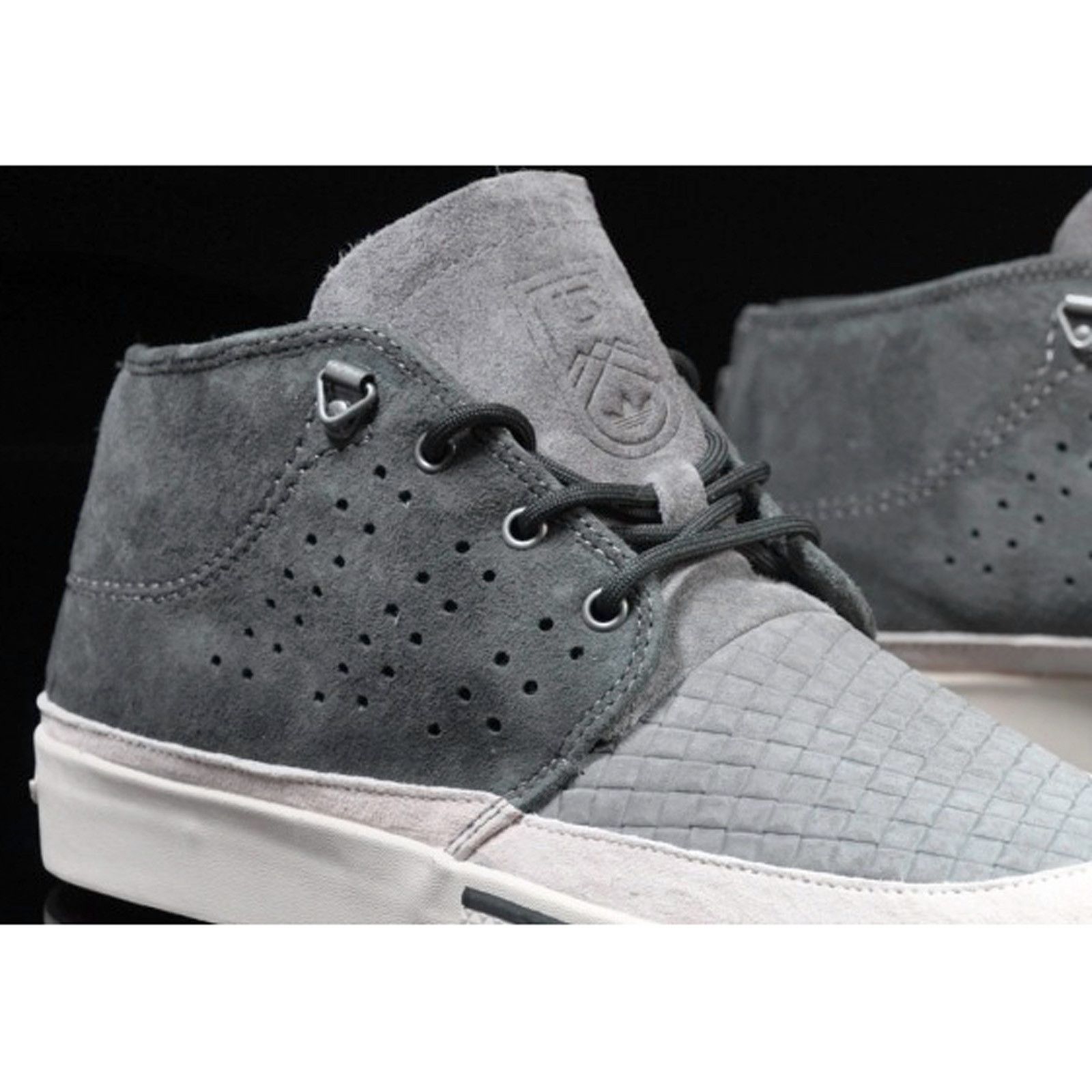 Burton NEW Vintage Burton & Adidas Vulc Mid KZK Sneakers 8.5 Gray Size US 8.5 / EU 41-42 - 3 Thumbnail