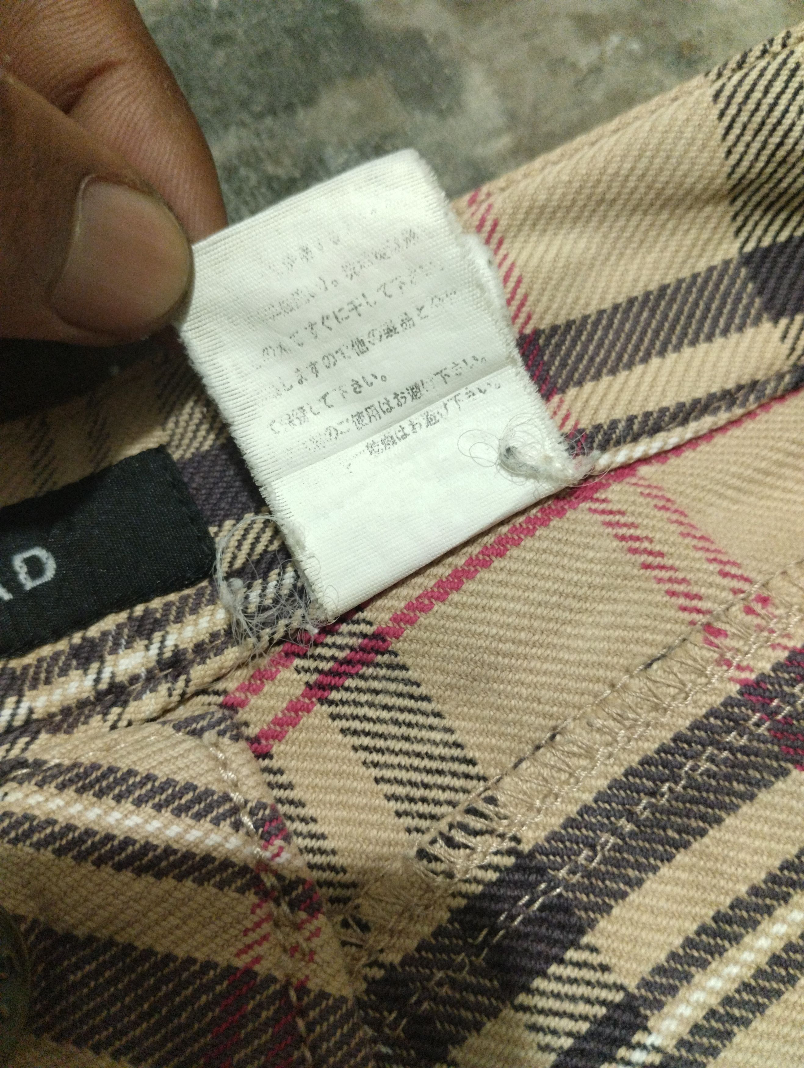 Japanese Brand Japanese Brand Spread Chekered Flare Pants Size US 33 - 7 Thumbnail