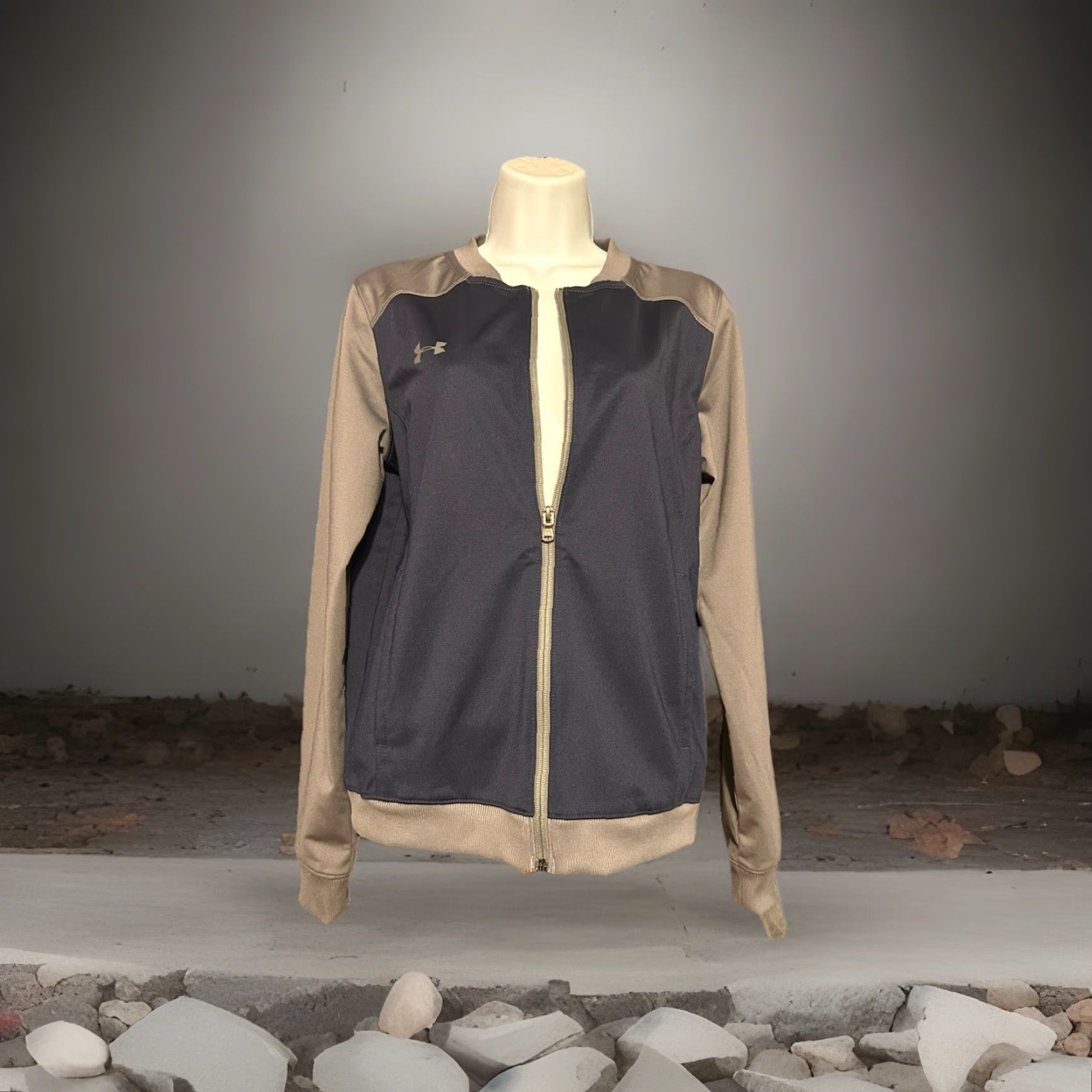 Under Armour Under Armour Challenger II Full Zip Track Jacket Women M Blue Gray Size M / US 6-8 / IT 42-44 - 3 Thumbnail