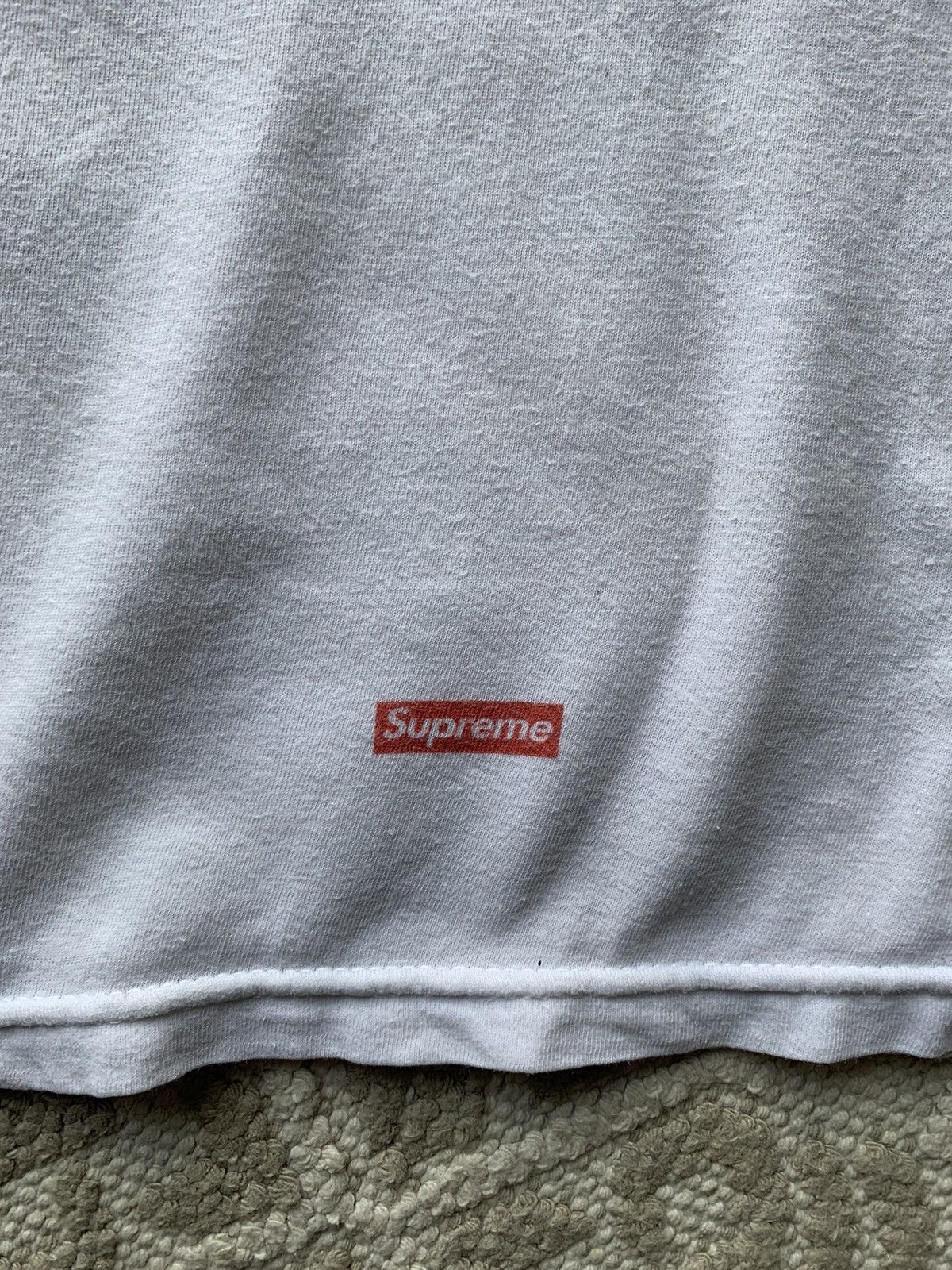 Supreme Hanes & Supreme tagless t-shirt tee Size US M / EU 48-50 / 2 - 4 Thumbnail