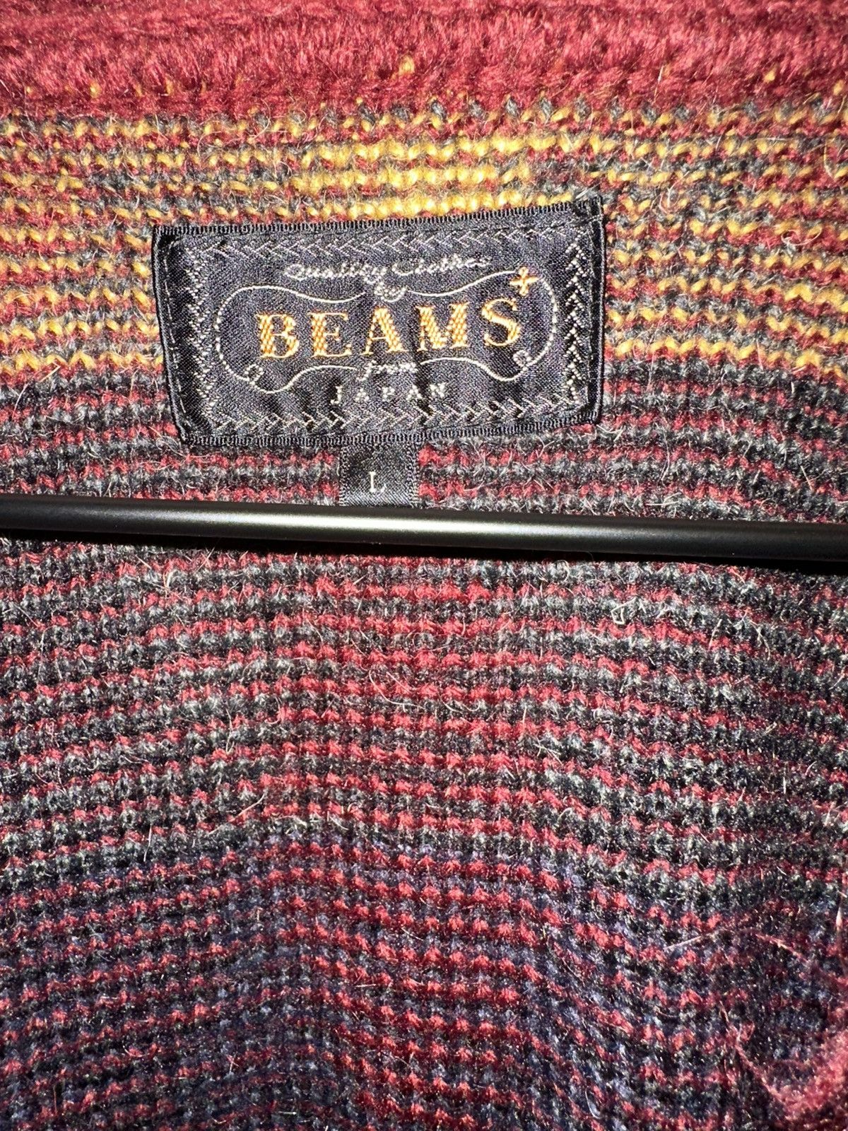 Beams Plus Beams Plus Argyle Mohair Cardigan Size US L / EU 52-54 / 3 - 2 Thumbnail