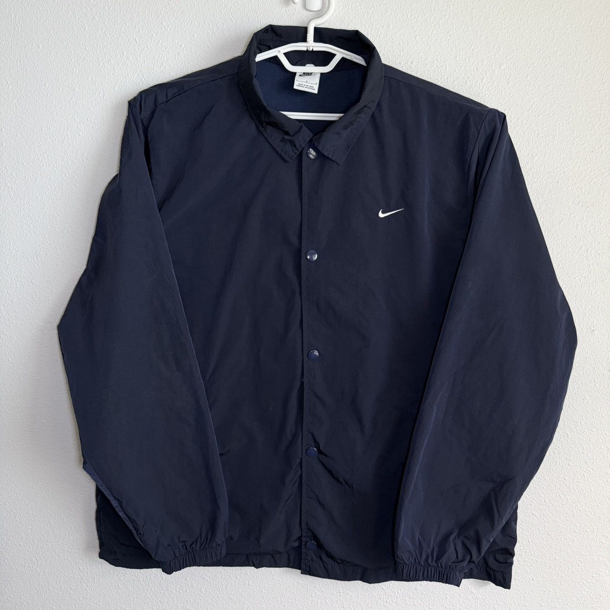 Nike Nike Sportswear Authentics Coaches Jacket Mens Large Navy Size US L / EU 52-54 / 3 - 1 Thumbnail