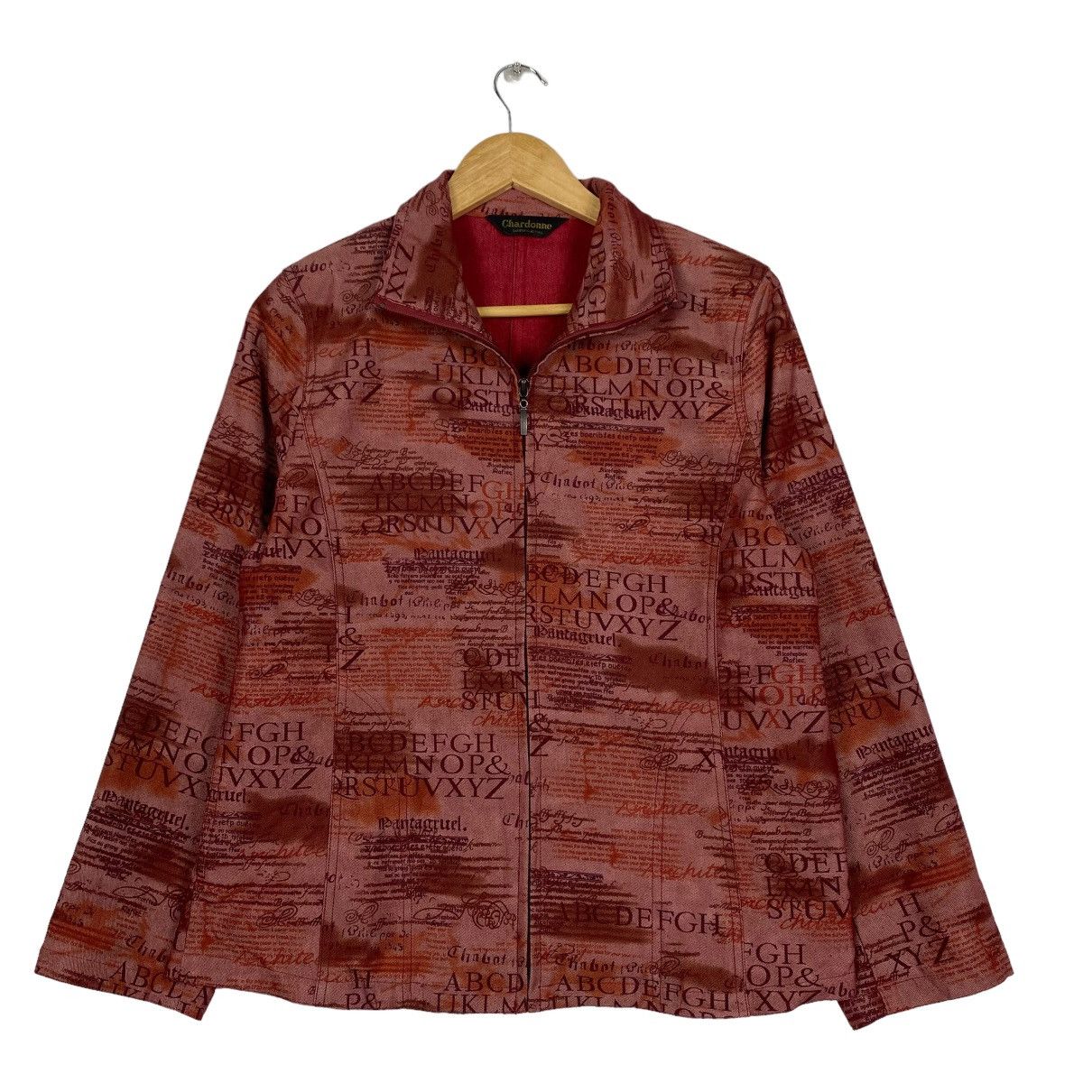 Japanese Brand Chardonne Tastefulattire Allover Print Zipper Jacket Size US S / EU 44-46 / 1 - 1 Thumbnail