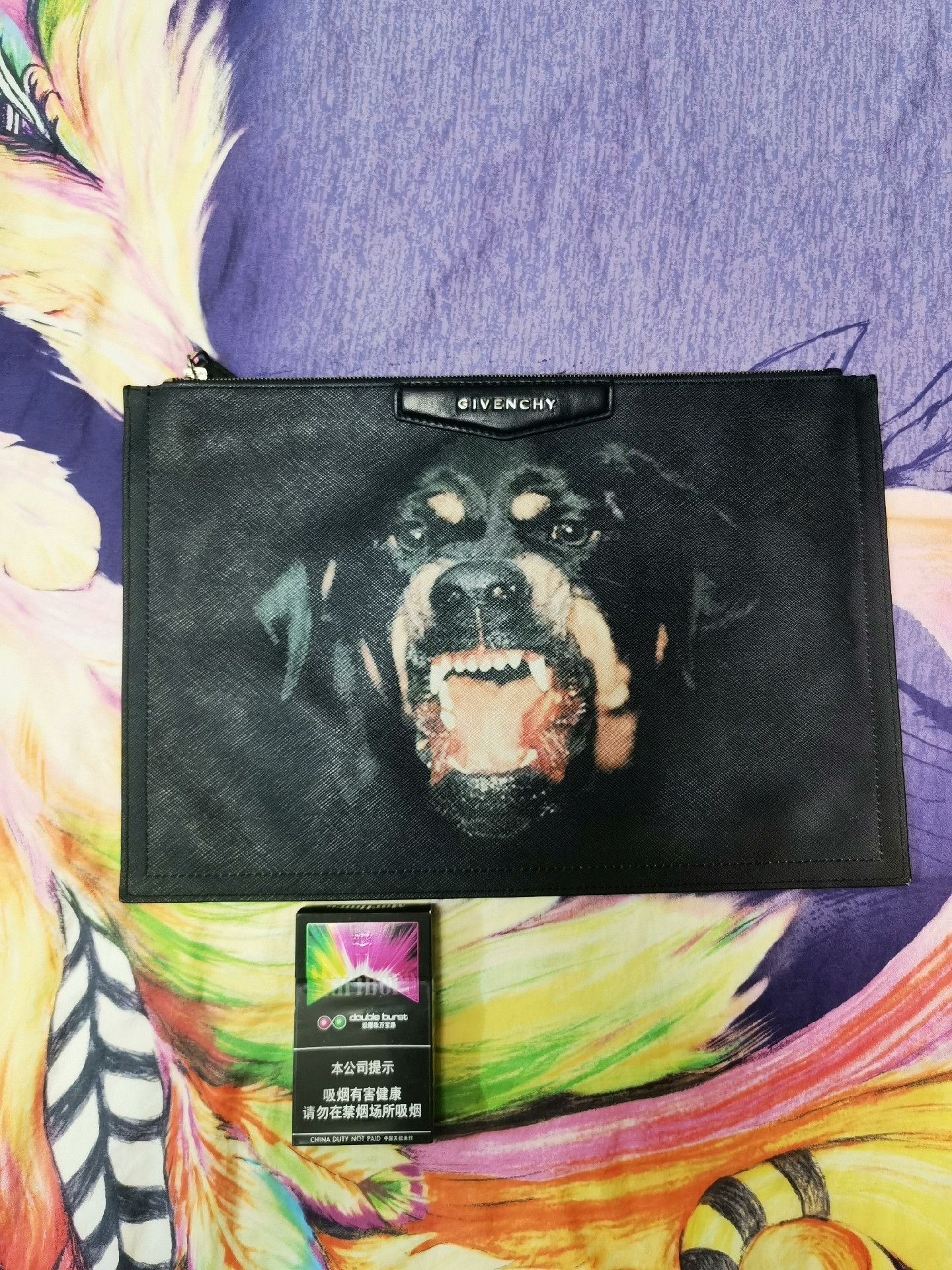 Givenchy Givenchy Rottweiler Envelope Clutch Size ONE SIZE - 1 Thumbnail