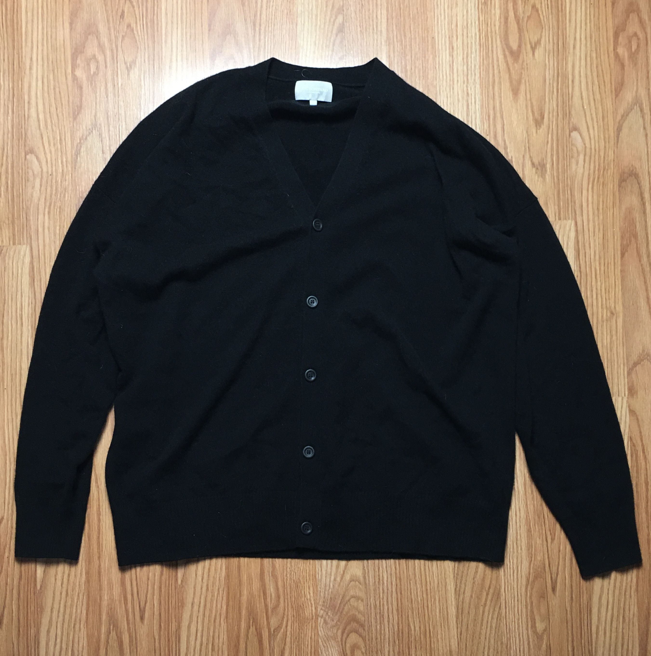 Bompard × Designer Eric Bompard Wool Cashmere Knit Cardigan Black Size XL Size XL / US 12-14 / IT 48-50 - 3 Thumbnail