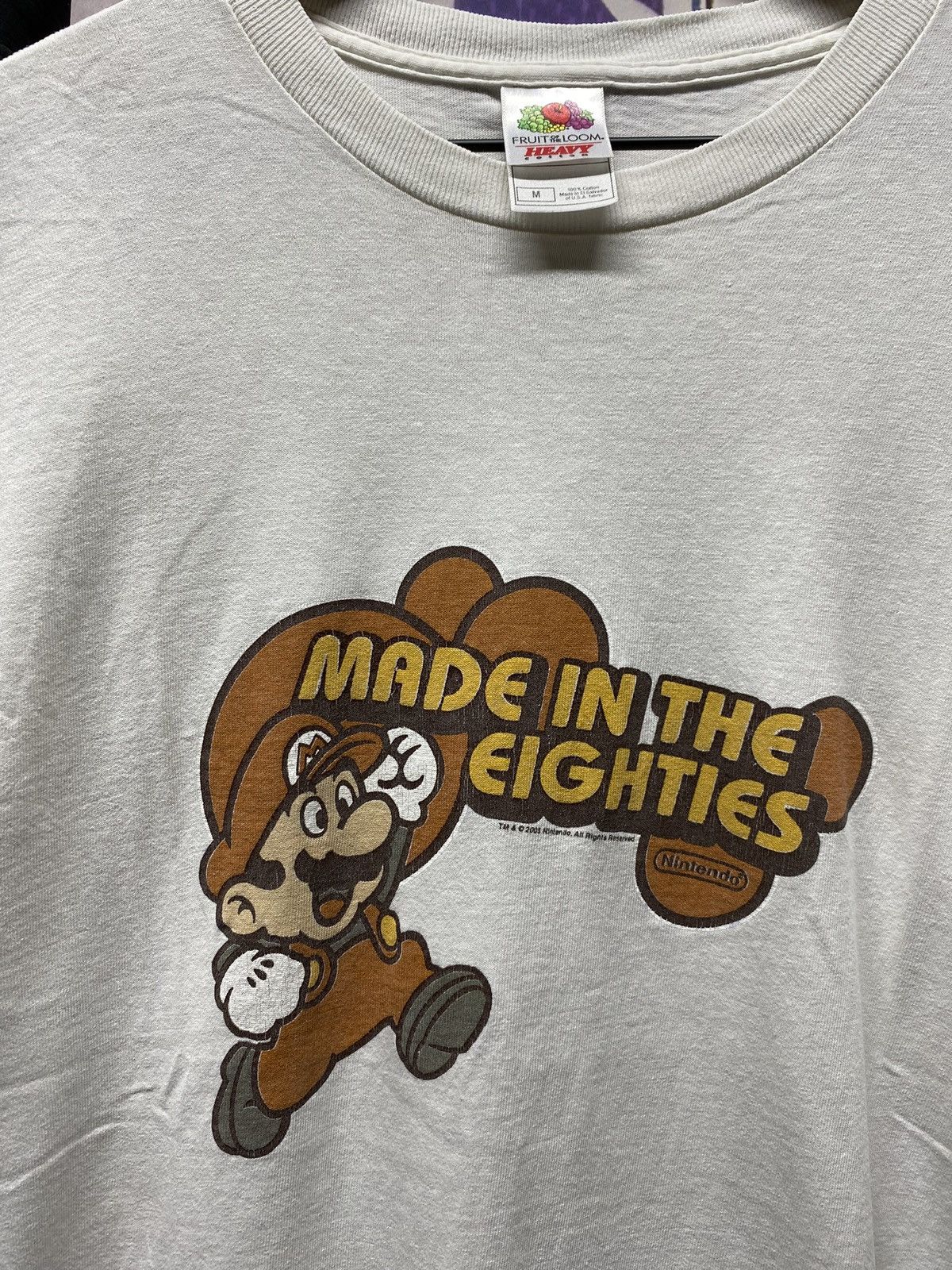 Vintage Mario Bros Video Game Promo Y2K Shirt Medium