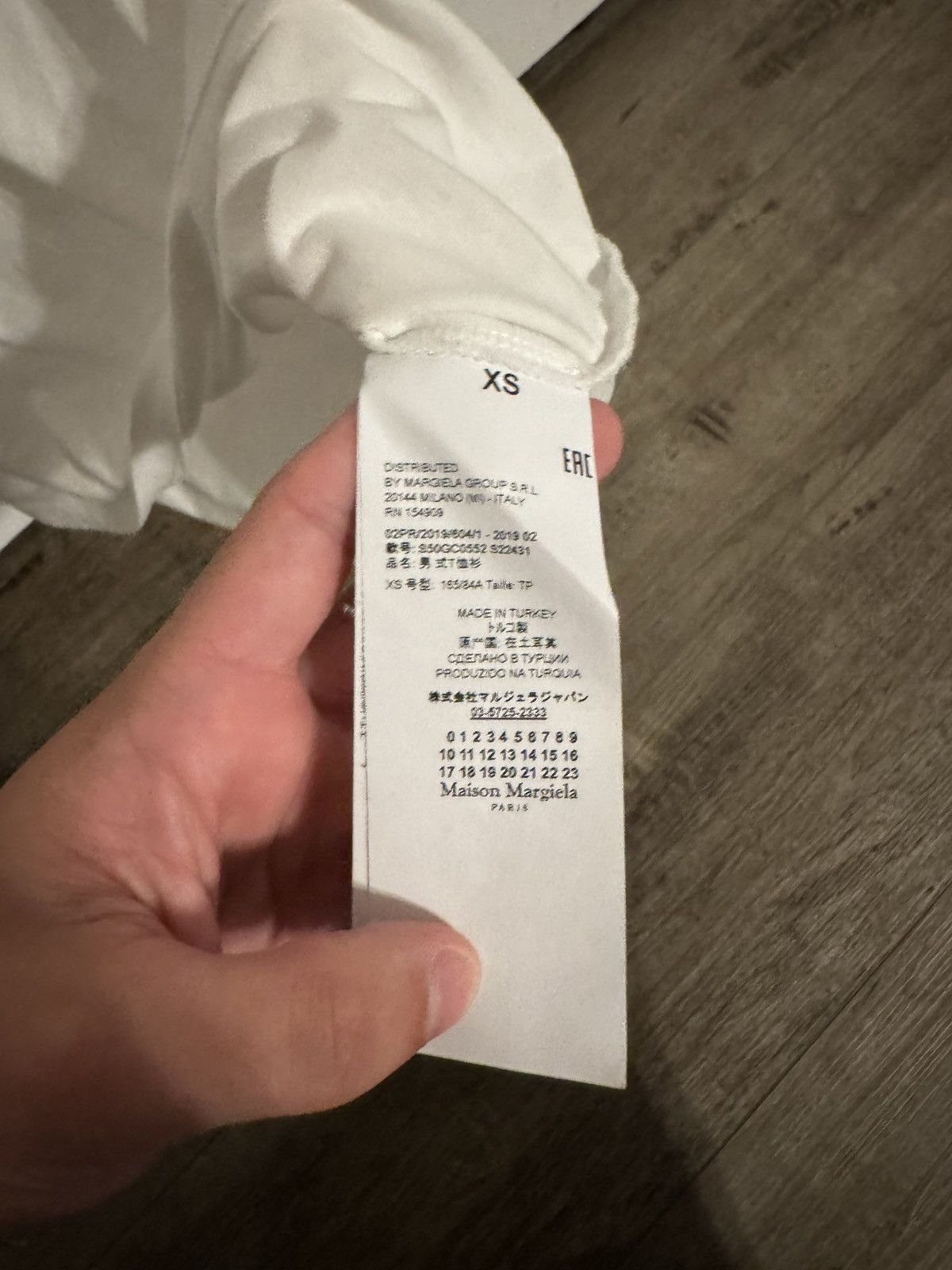 Maison Margiela Masion Margiela White T-shirt Size US S / EU 44-46 / 1 - 4 Thumbnail