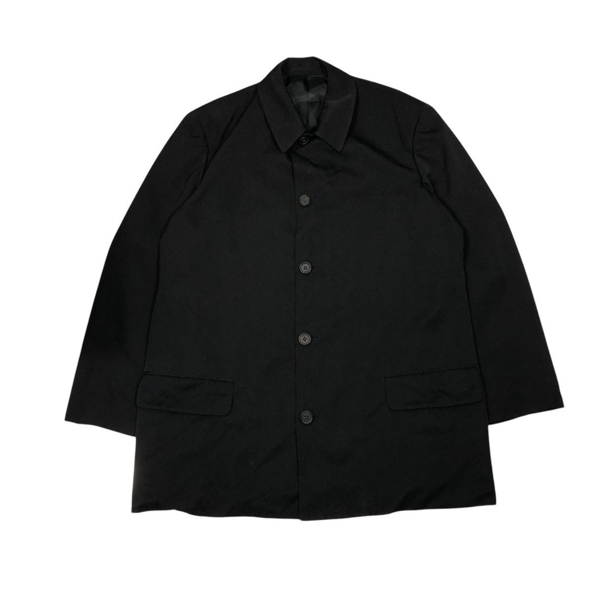Yohji Yamamoto RICH BLACK VINTAGE BUTTON JACKET Y’S FOR MEN YOHJI YAMAMOTO Size US M / EU 48-50 / 2 - 1 Thumbnail