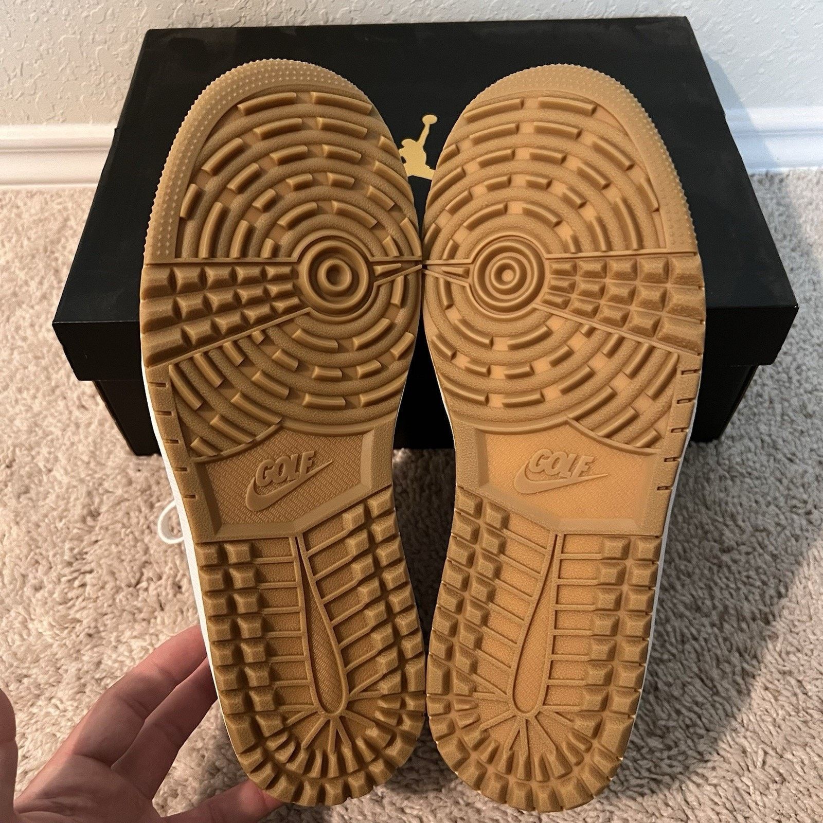Jordan Brand Nike Air Jordan 1 Low Golf Shoes Spikeless Size 10.5 Size US 10.5 / EU 43-44 - 8 Thumbnail