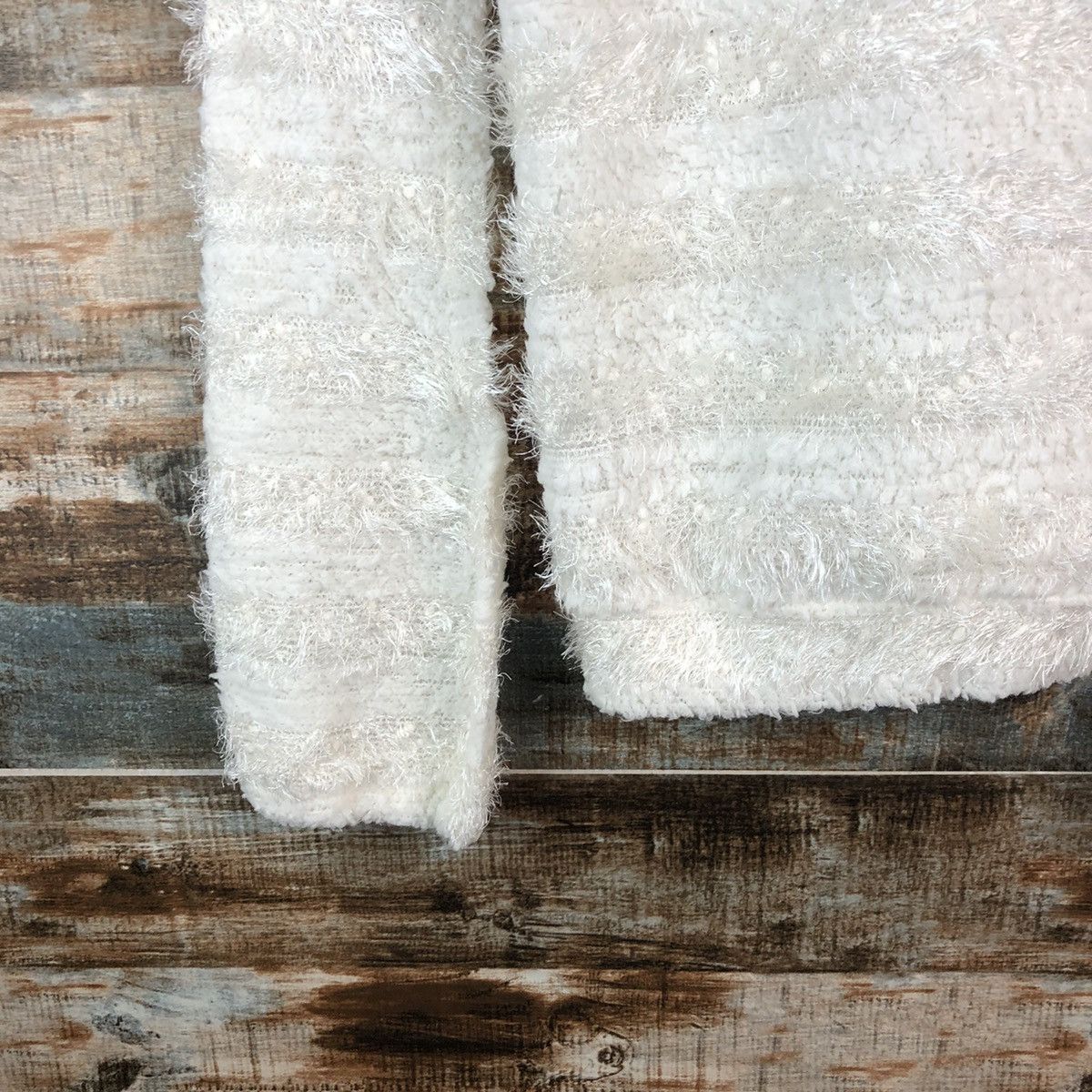 Homespun Knitwear × Japanese Brand DLL Ank Rouge White Knitwear #C053 Size S / US 4 / IT 40 - 7 Thumbnail
