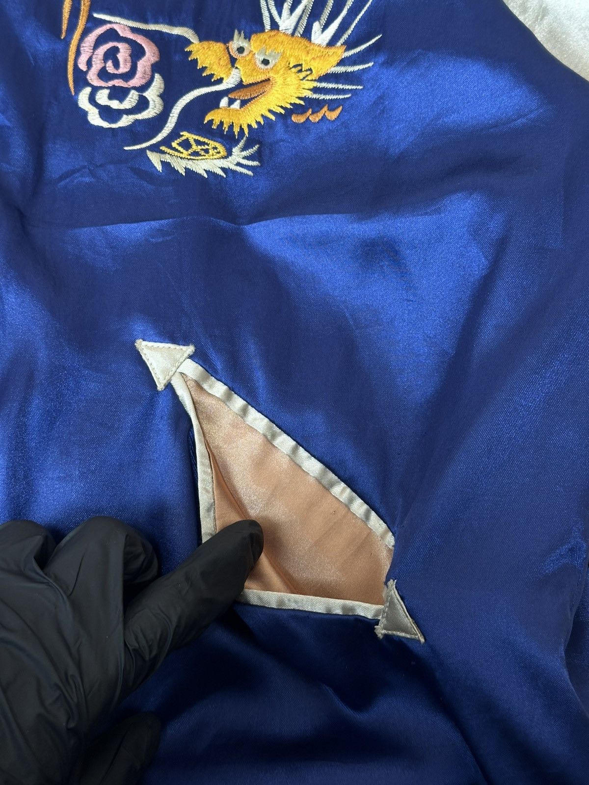 Japanese Brand Sukajan Tailor Toyo Japanese reversible souvenir jacket. Size US L / EU 52-54 / 3 - 12 Thumbnail