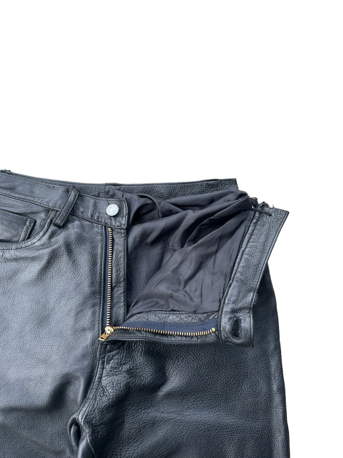 Johnbull Vintage 80s Johnbull leather pants Size US 29 - 4 Thumbnail