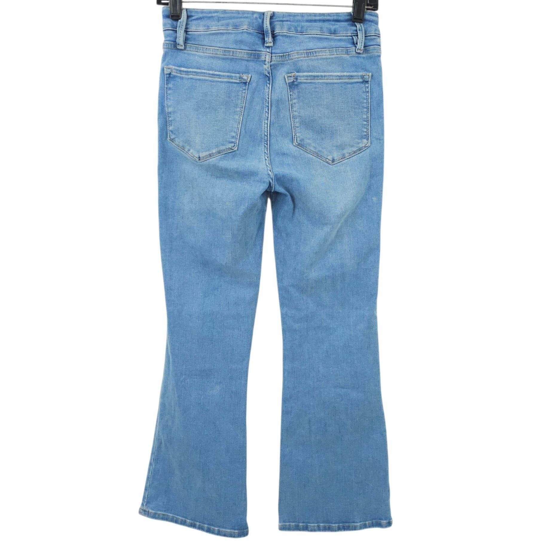 Frame Frame Le One Crop Mini Boot Jeans Womens Size 1 Boot Cut Size 26" / US 2 / IT 38 - 2 Thumbnail