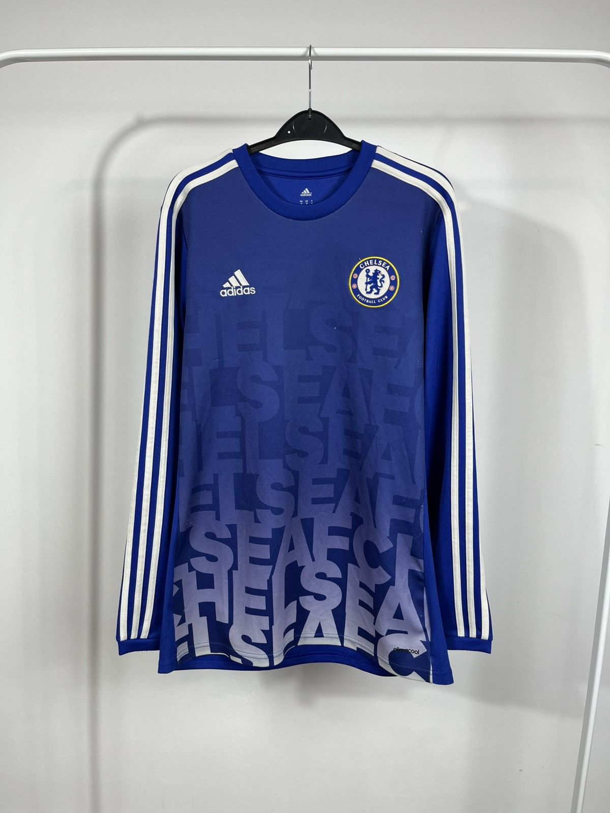 Adidas Adidas Chelsea FC Jersey Long Sleeve Shirt Men’s M ClimaCool Size US M / EU 48-50 / 2 - 1 Thumbnail