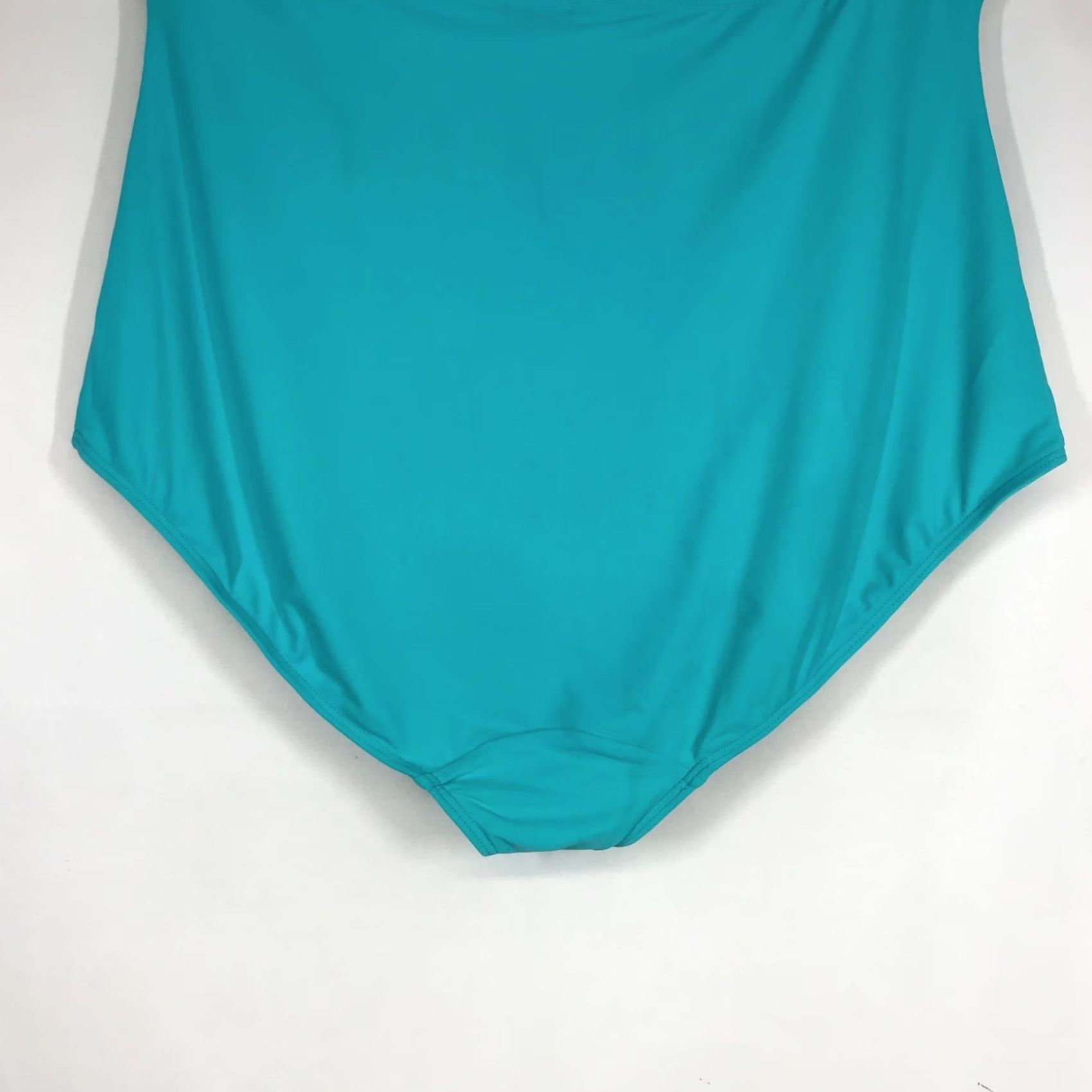 Vintage VINTAGE Cacique Swim High-Waisted Bikini Bottoms 26W Plus Turquoise Teal Full Coverage Womens Size 26" / US 2 / IT 38 - 6 Thumbnail