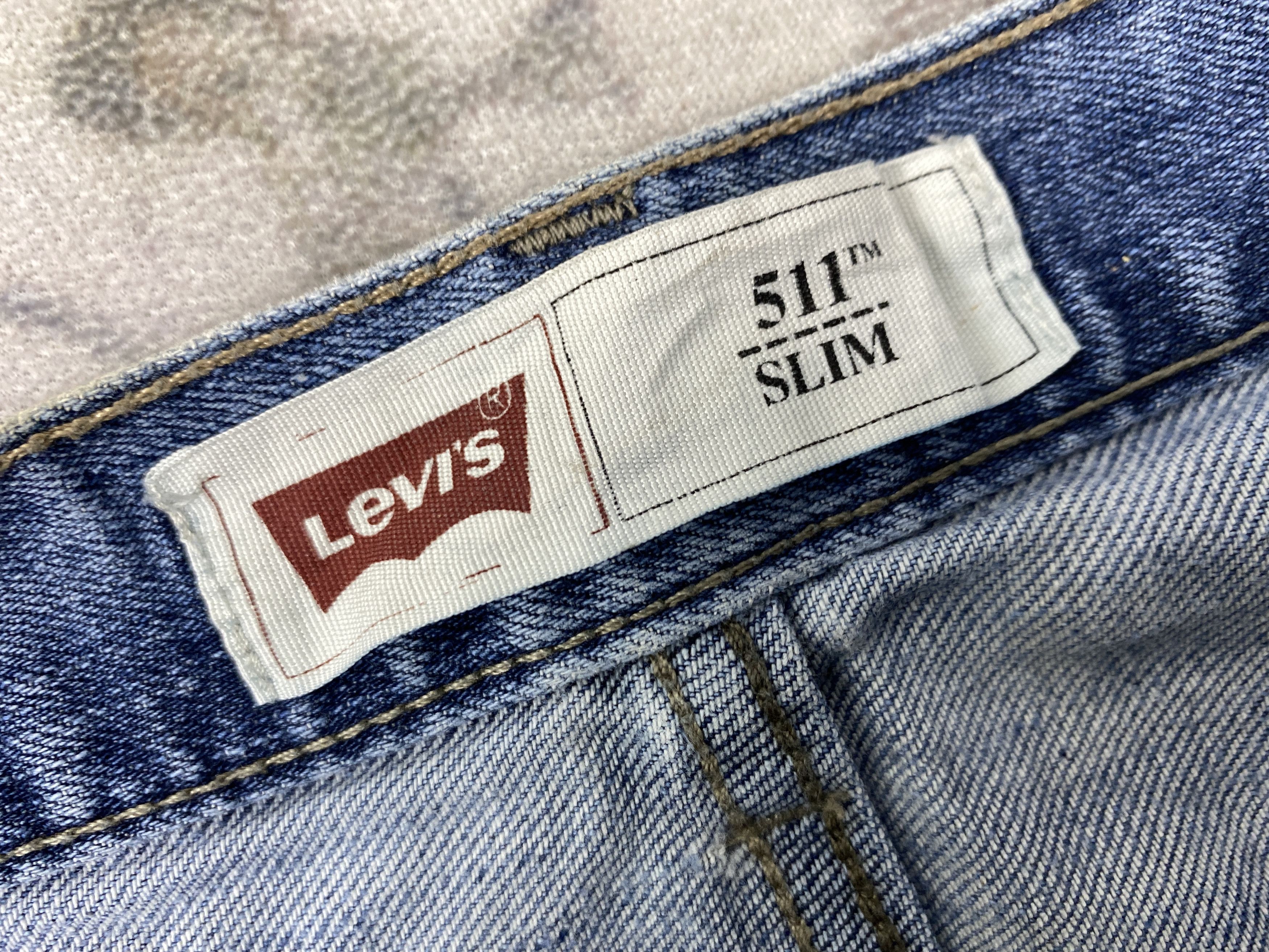Levi's Light Wash Levi's 511 Jeans 28x28 Denim -SJ162 Size US 28 / EU 44 - 8 Thumbnail