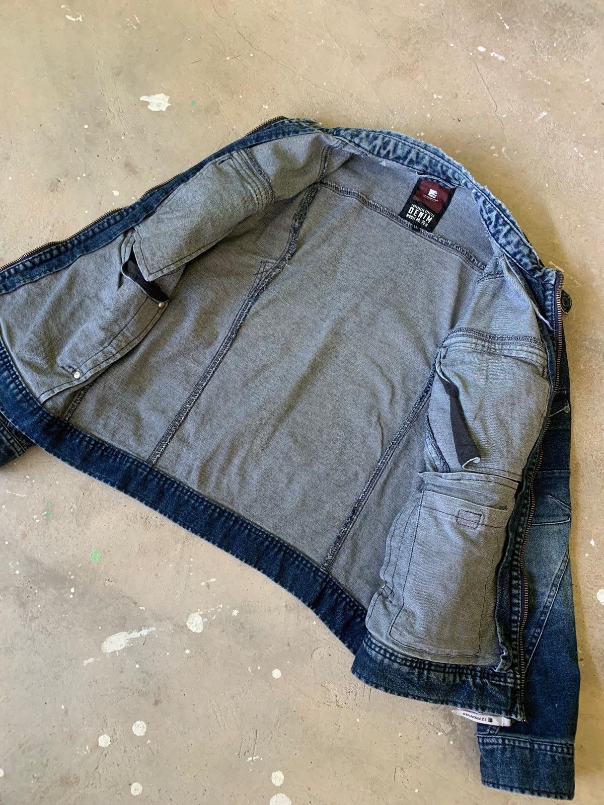 Japanese Brand I’Z Frontier 7570 Distressed Denim Rider Jacket Size US M / EU 48-50 / 2 - 8 Thumbnail