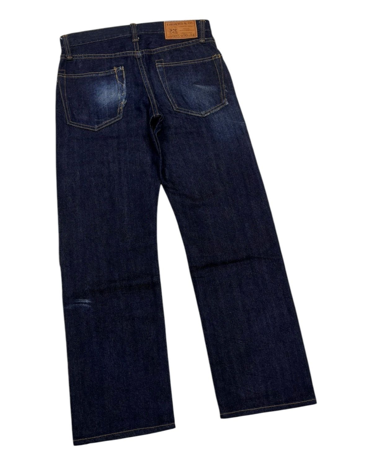 Kapital 🔥VTG FARMERS SELVEDGE BLUE JEANS MADE IN JAPAN Size US 30 / EU 46 - 4 Thumbnail