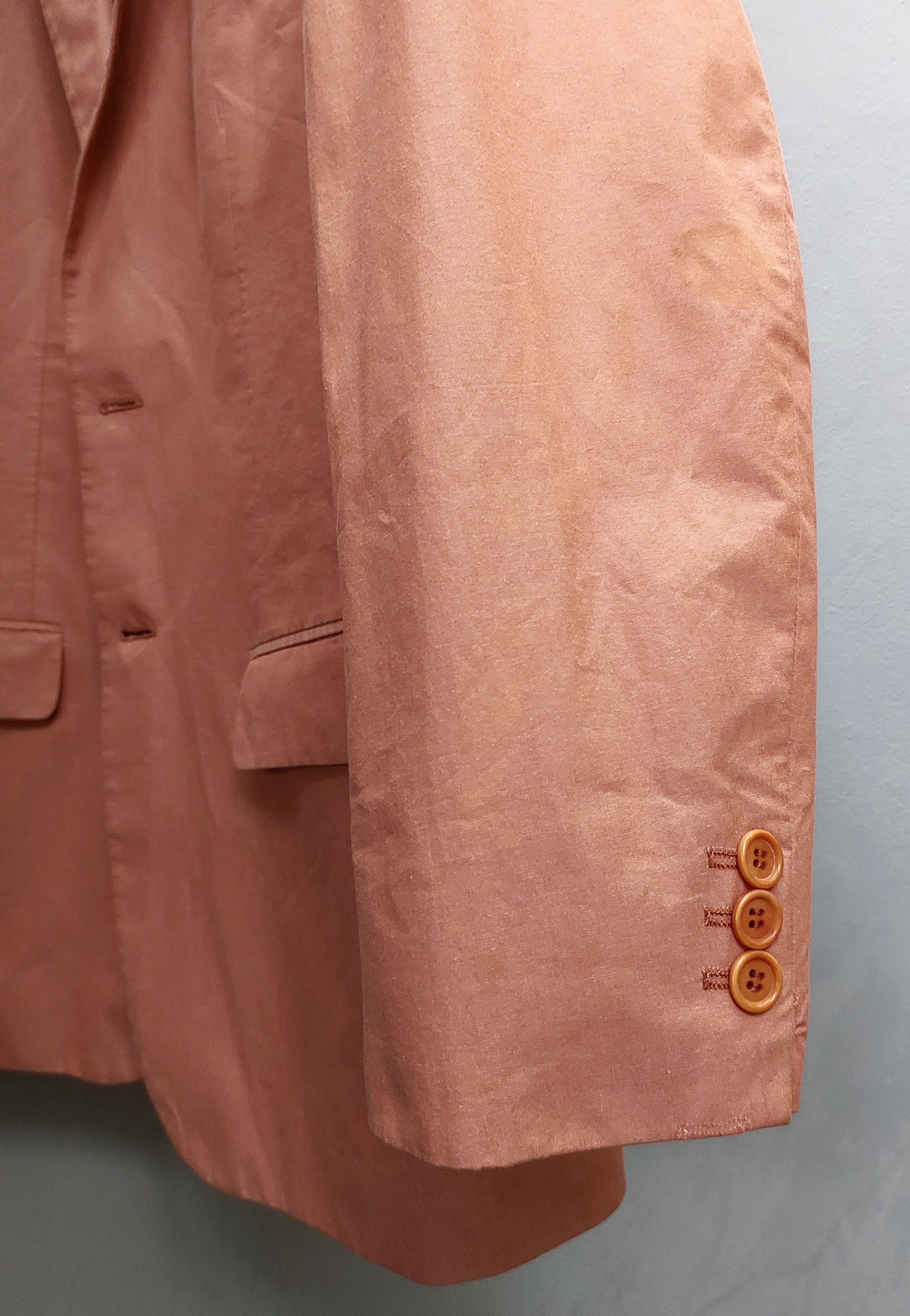 Helmut Lang Helmut Lang 2-Buttons Orange Blazer Size 52S - 10 Thumbnail