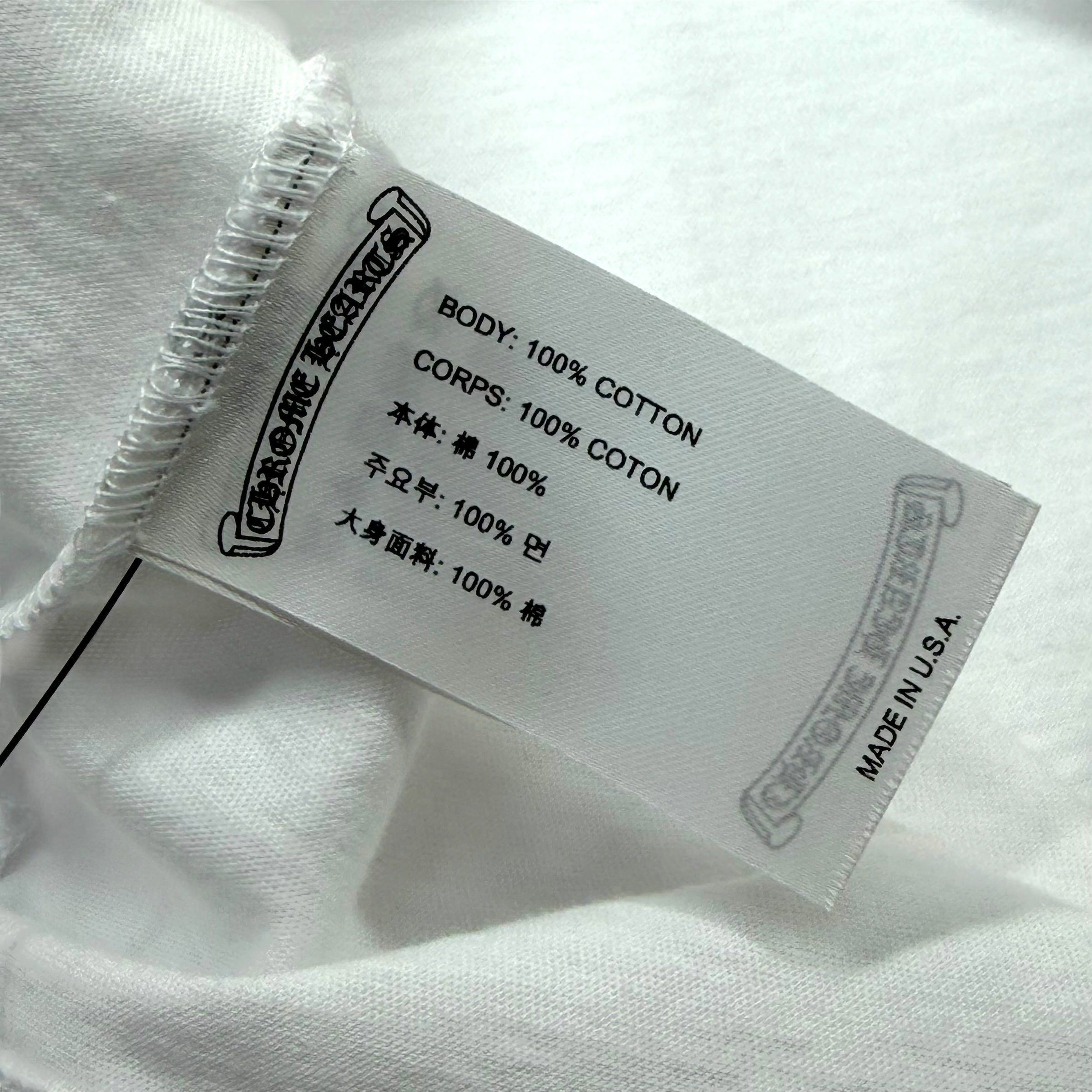 Chrome Hearts Chrome Hearts LV Exclusive Horseshoe White Tee XL Size US XL / EU 56 / 4 - 6 Thumbnail