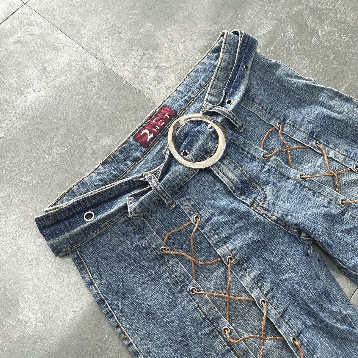 Japanese Brand Vintage Flared Denim 2HOT Size US 29 - 11 Thumbnail