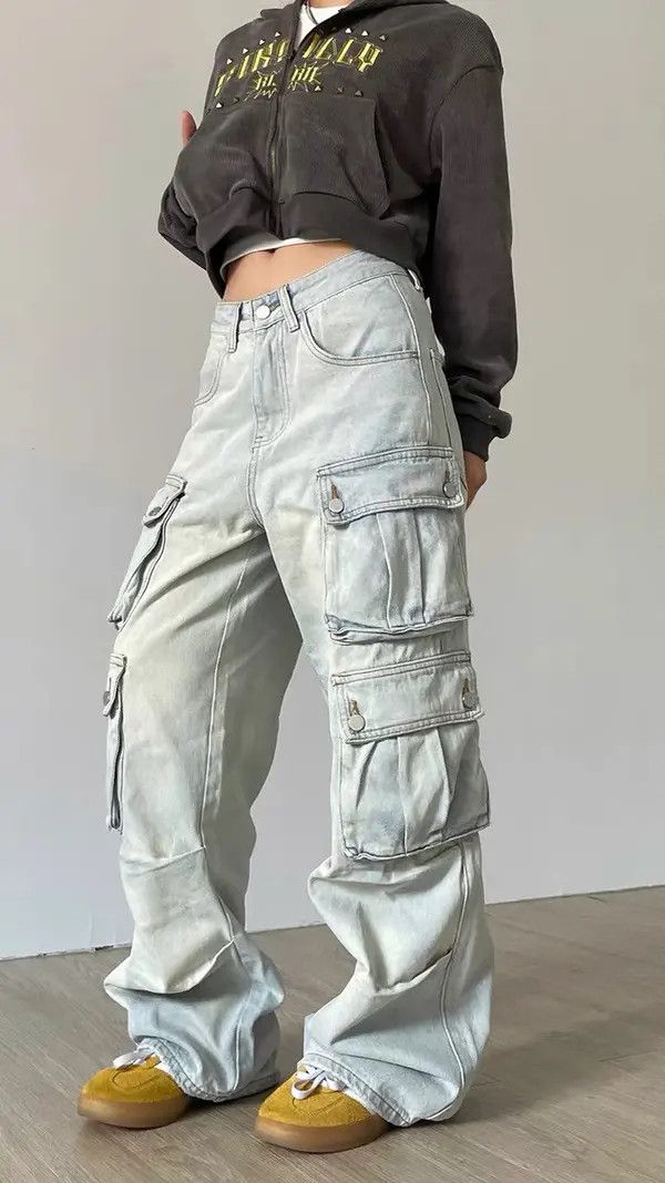 Japanese Brand Vintage harajuku style denim pants Size US 31 - 6 Thumbnail