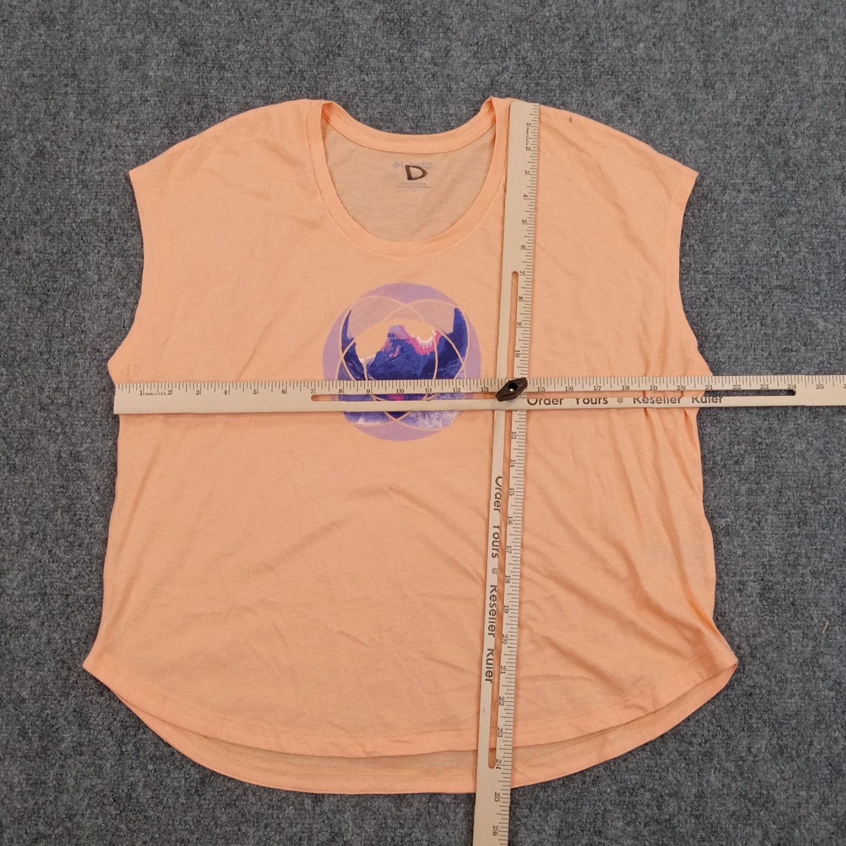 Vintage Columbia Womens Shirt Large Orange Sleeveless Casual Outdoors Lightweight Size L / US 10 / IT 46 - 2 Thumbnail