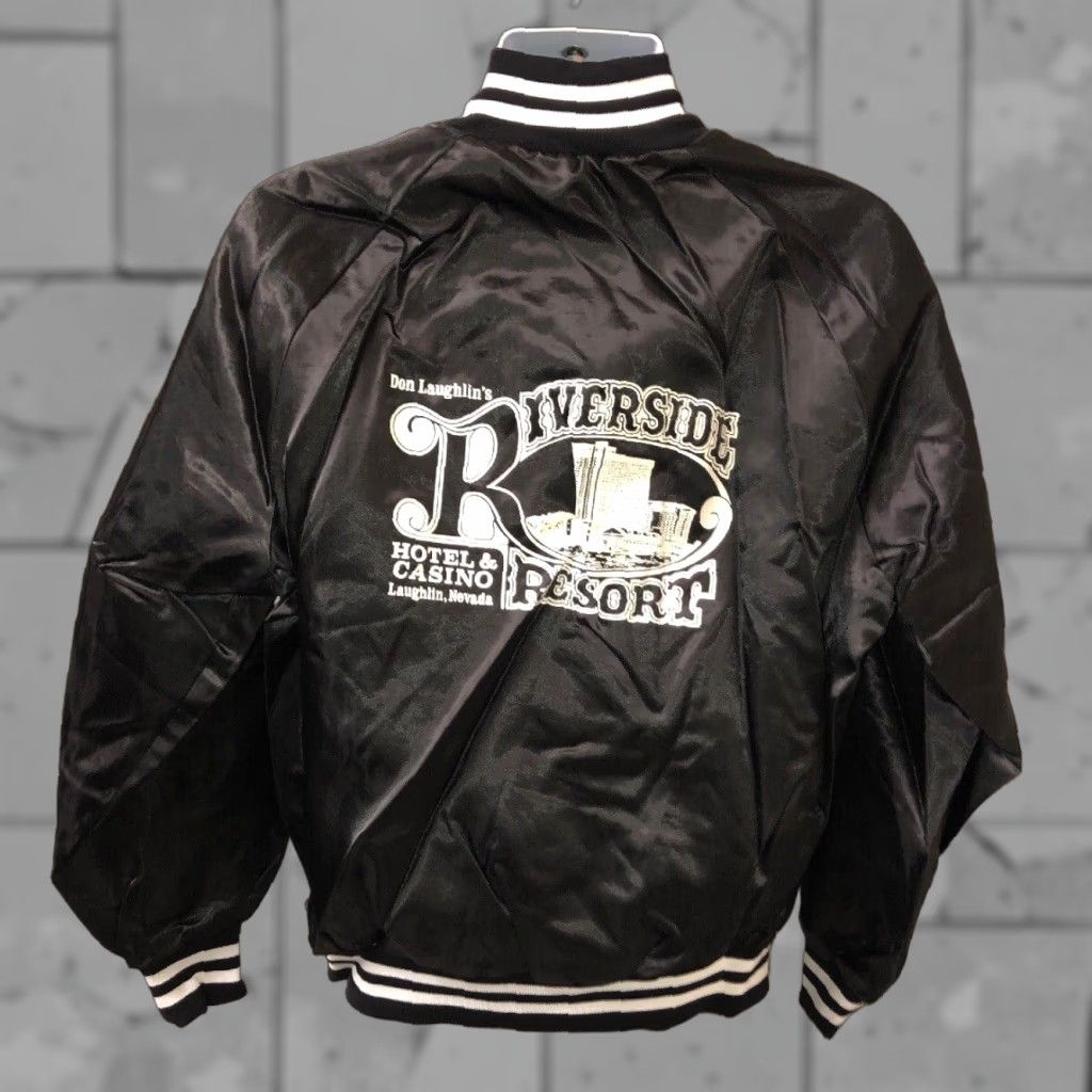 Vintage VINTAGE Westark USA Jacket Riverside Satin Nylon Snap Button Front L Mens Black Jacket USA 90s Men’s Size US L / EU 52-54 / 3 - 1 Thumbnail
