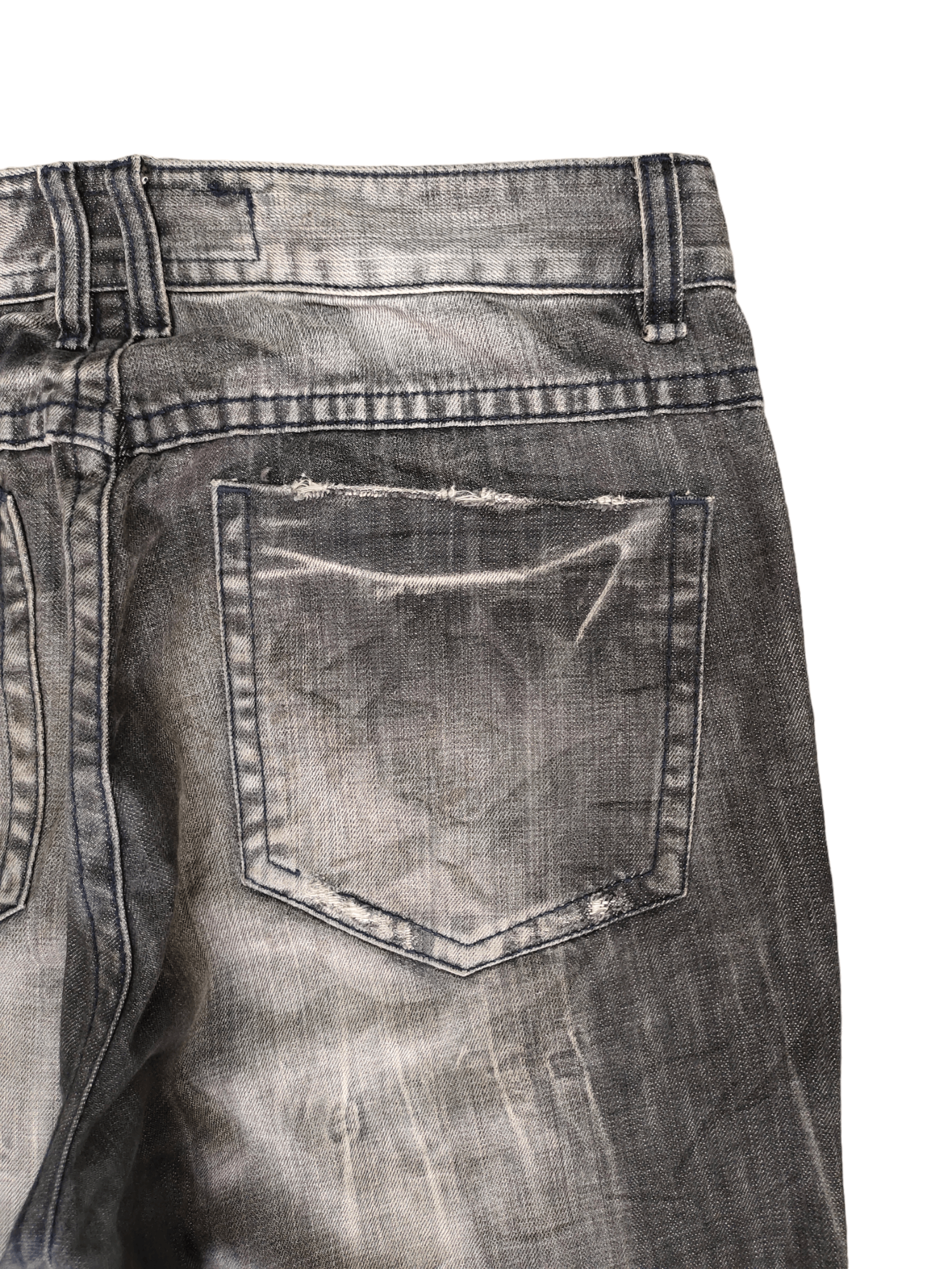 Hysteric Glamour Wide Leg Jeans Interflow Clawmark Denim Jeans Size US 32 / EU 48 - 13 Thumbnail