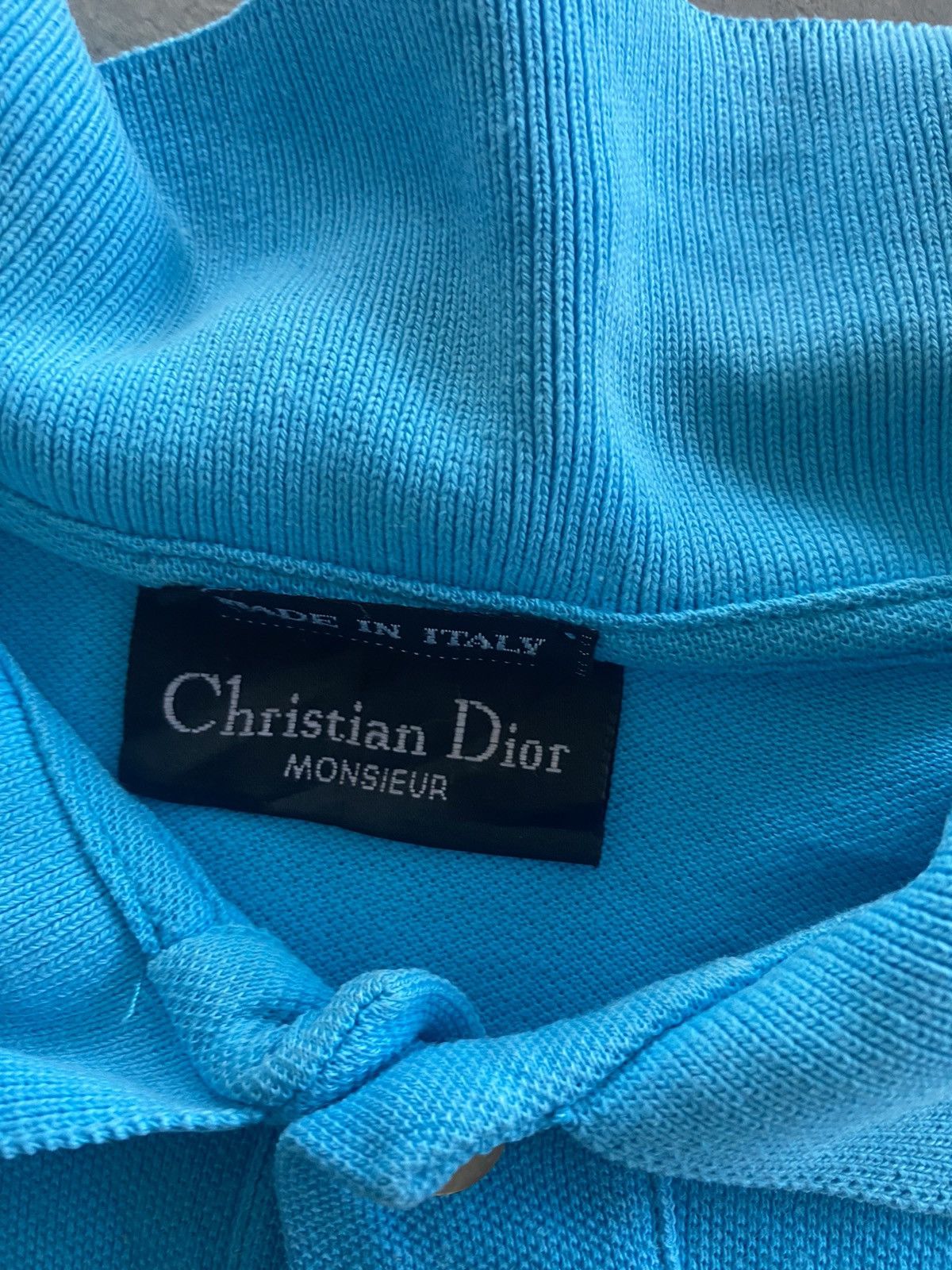 Christian Dior Monsieur × Vintage VINTAGE CHRISTIAN DIOR LONGSLEEVE POLO Size US L / EU 52-54 / 3 - 3 Thumbnail