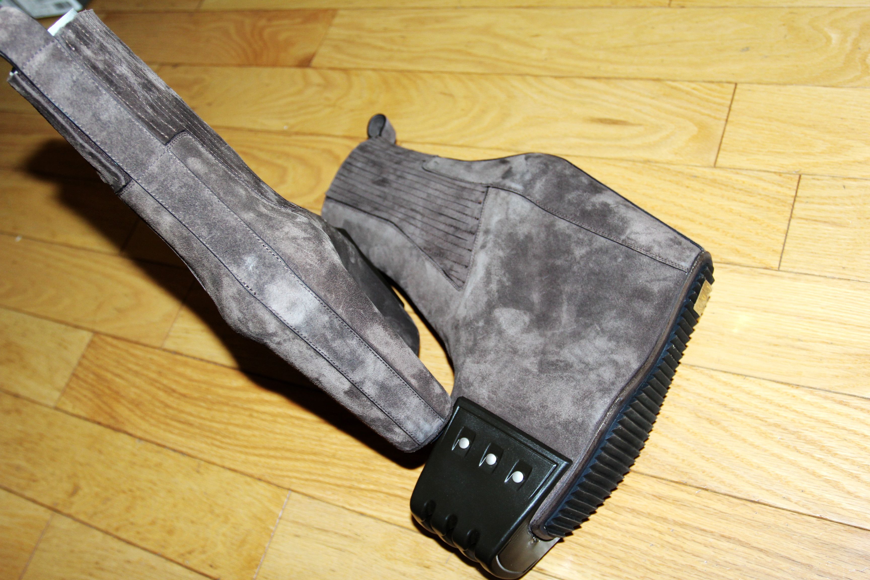 Rick Owens BNWT AW25 RICK OWENS "CONCORDIANS" GRILLED WEDGE BEATLE 38 Size US 8 / IT 38 - 7 Thumbnail