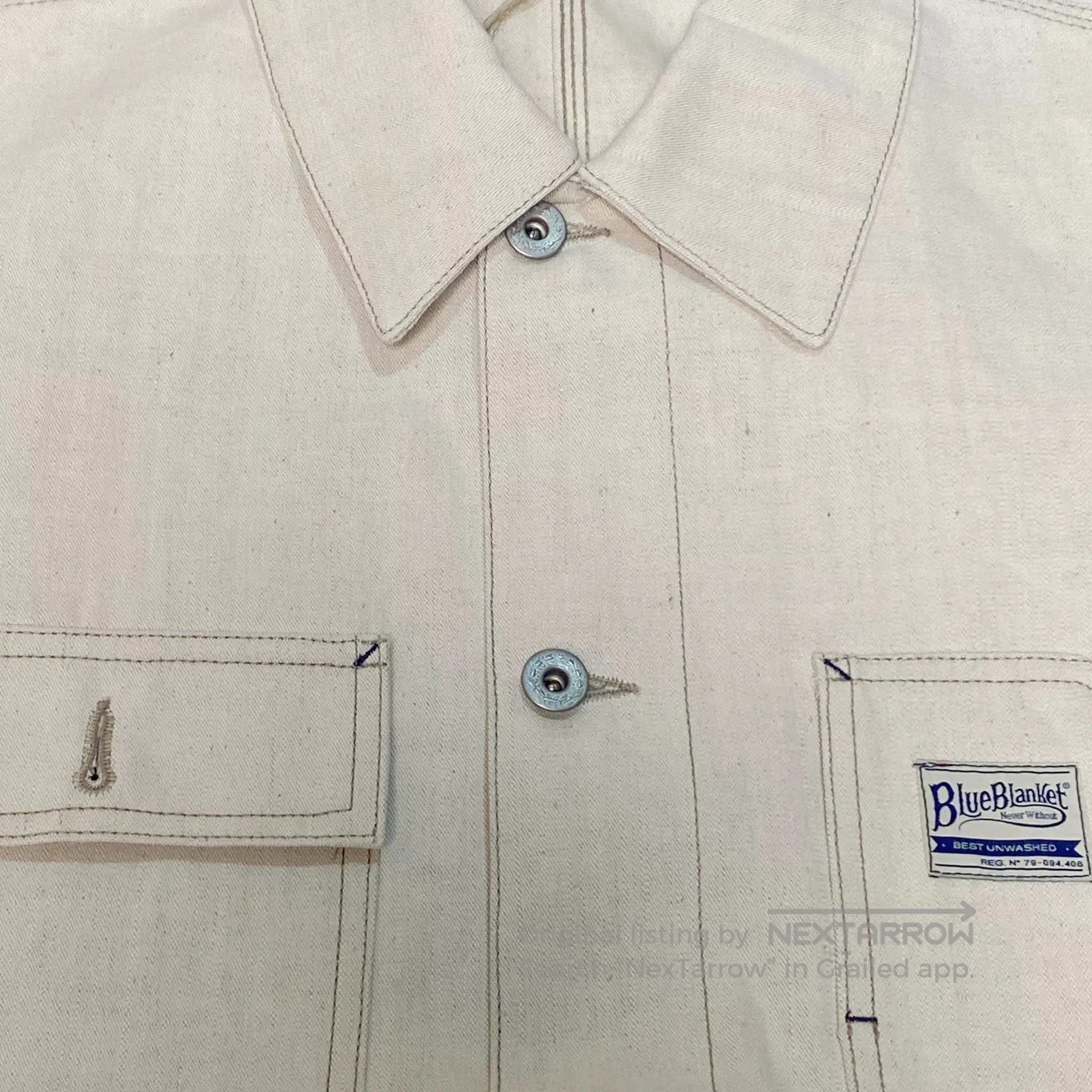 Blue Blanket Blue Blanket White Selvedge Denim Coverall. Size US XL / EU 56 / 4 - 6 Thumbnail