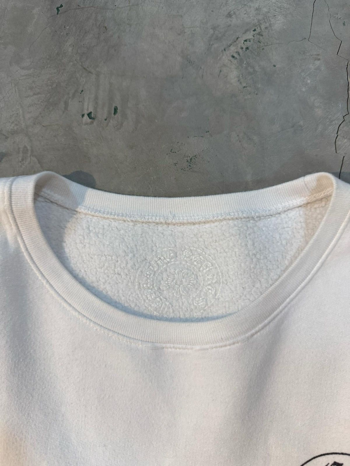 Chrome Hearts Chrome Hearts Horseshoe Floral White Crewneck Size US XL / EU 56 / 4 - 6 Thumbnail