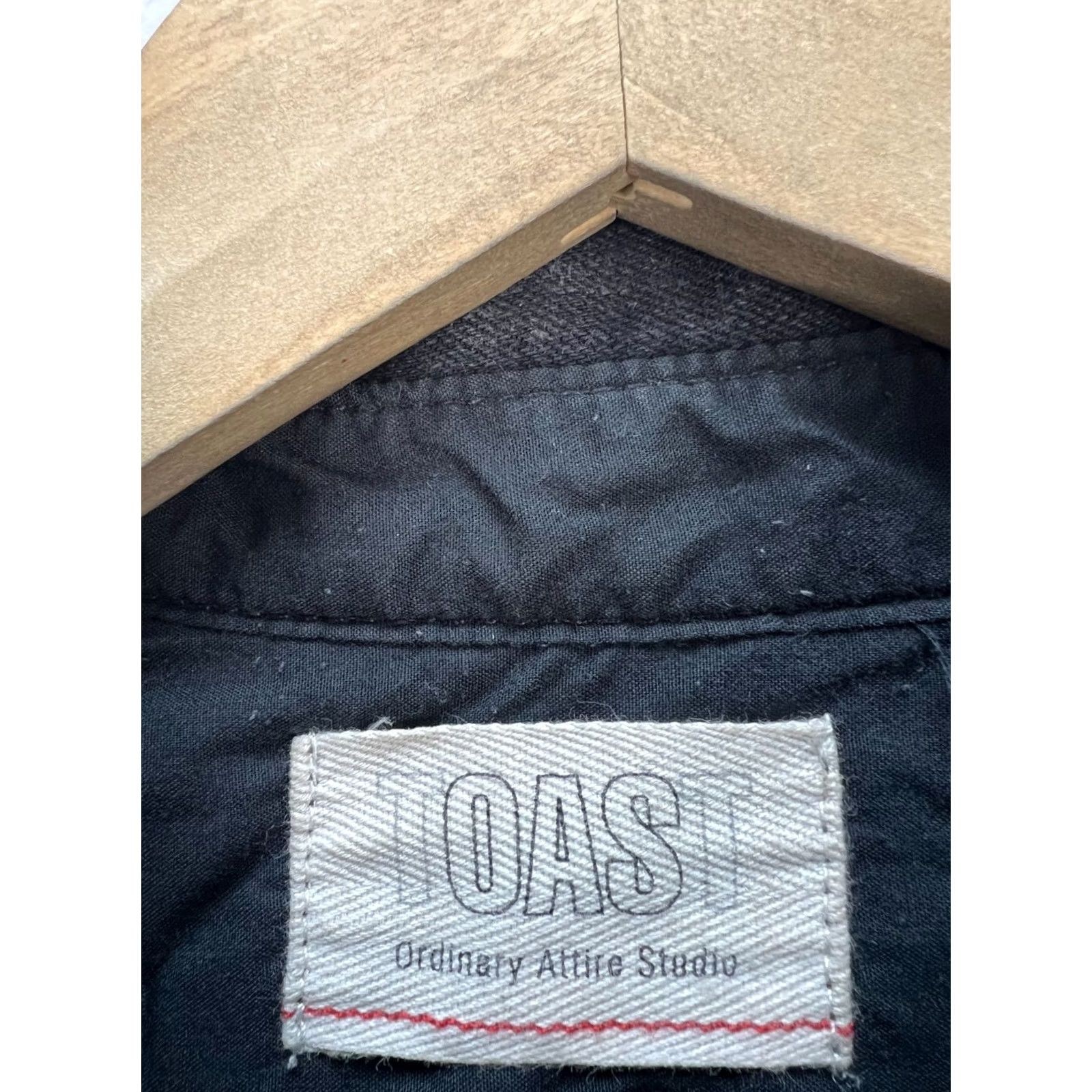 Vintage TOAST Denim Jacket Women Regular Size 12 Black Gray Denim Shirt Dress jacket Vintage No Size XL / US 12-14 / IT 48-50 - 6 Thumbnail