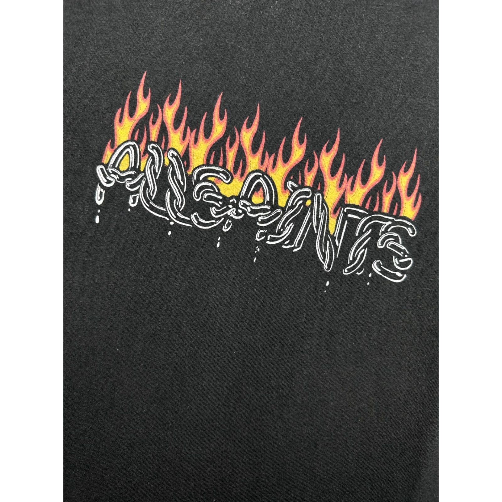 Allsaints AllSaints Mens Graphic Print T-Shirt XXL Black Cotton Crew Neck Short Sleeve Shirt Mens 2XL Graphic Print Decade Designer Size US XXL / EU 58 / 5 - 3 Thumbnail