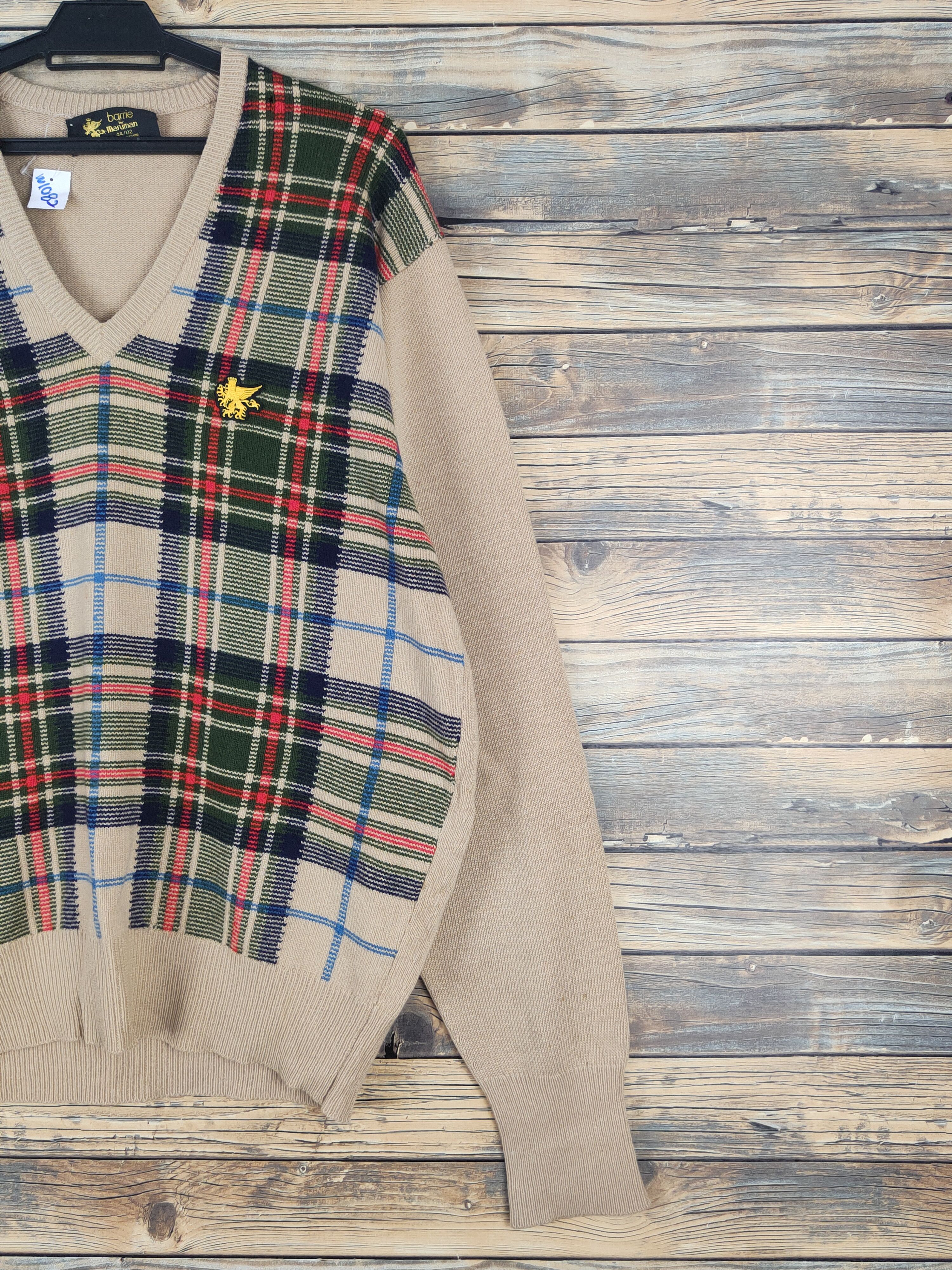 Barrie × Homespun Knitwear × Vintage Barrie for Maruman Brown Knitwear Sweatshirts #W1082 Size L / US 10 / IT 46 - 6 Thumbnail