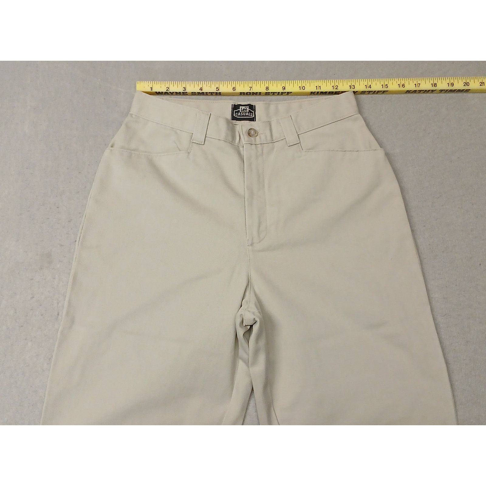 Lee Lee Casuals (8L) Vintage Tapered Leg Beige High Waist Pants Size 30" / US 8 / IT 44 - 3 Thumbnail