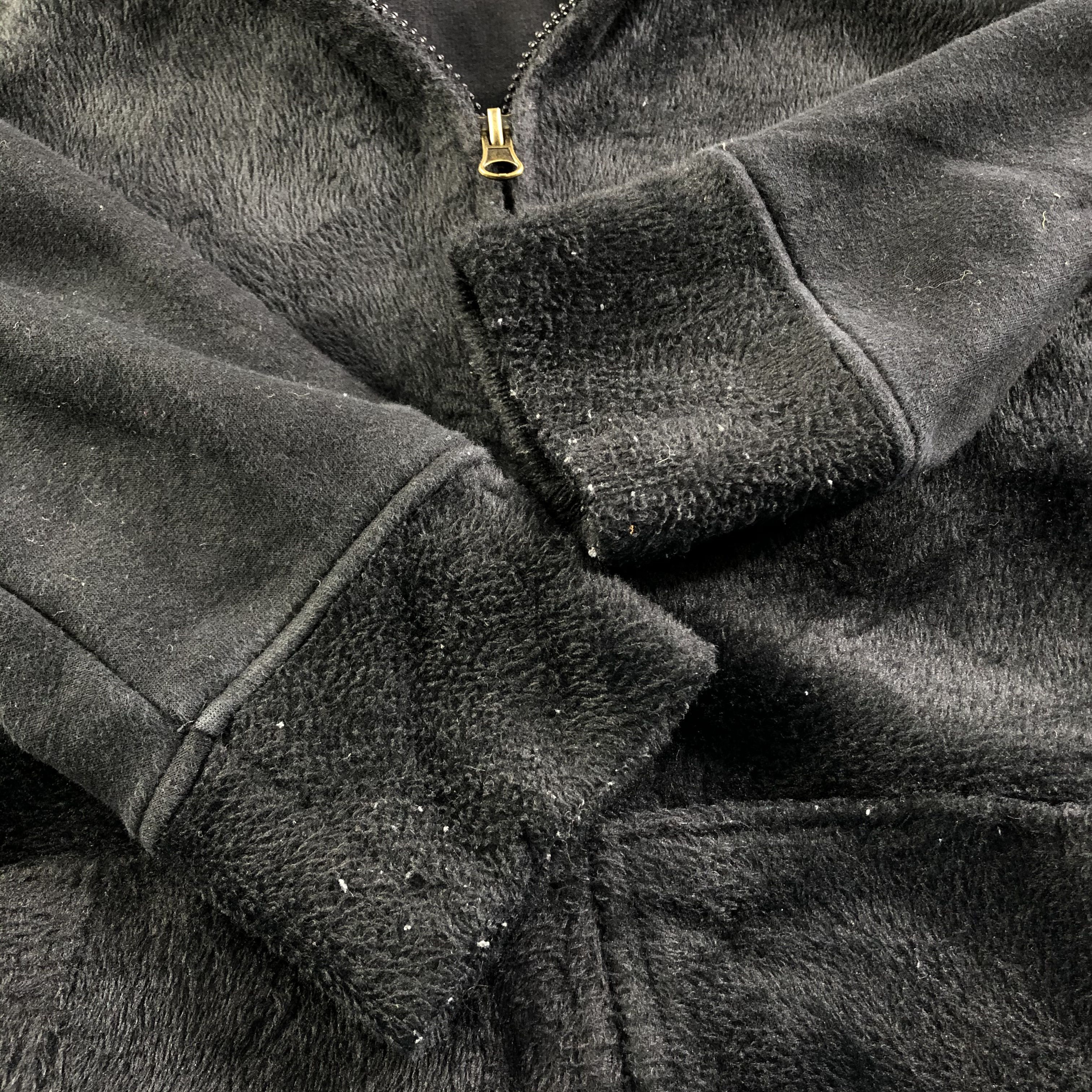 Japanese Brand Visceral Black Hoodie Fleece Sweater F340 Size US M / EU 48-50 / 2 - 4 Thumbnail