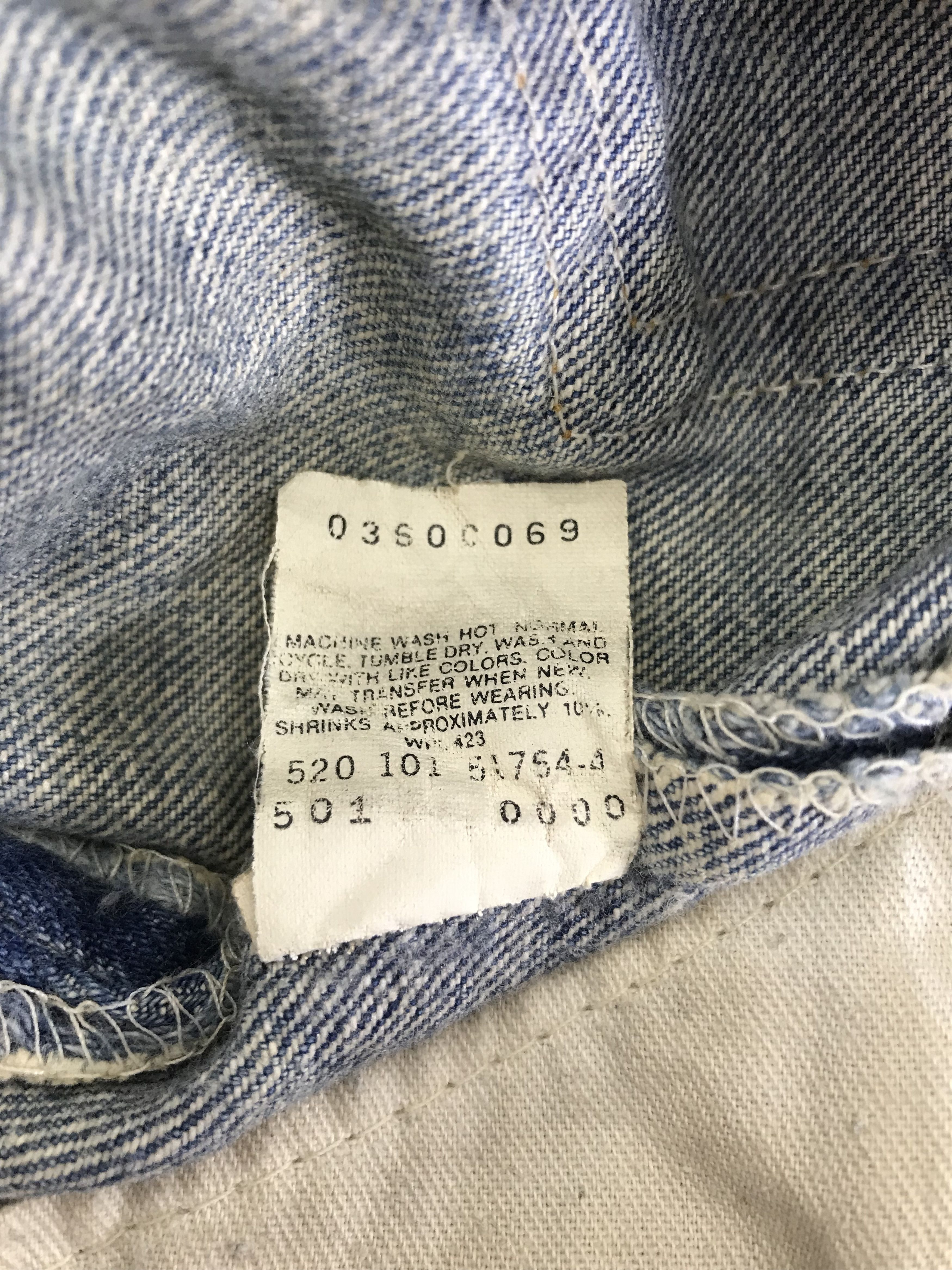 Levi's Vintage Levi's 501 Mud Wash Jeans Size US 29 - 11 Thumbnail