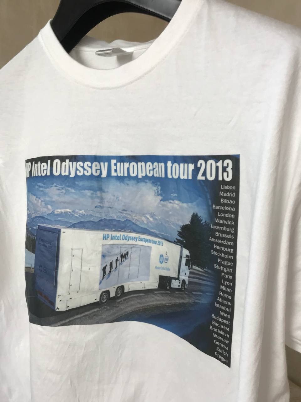 Microsoft 🔥 Vintage HP Intel Odyssey 2013 Tour T Shirt Microsoft Apple Size US XL / EU 56 / 4 - 9 Thumbnail