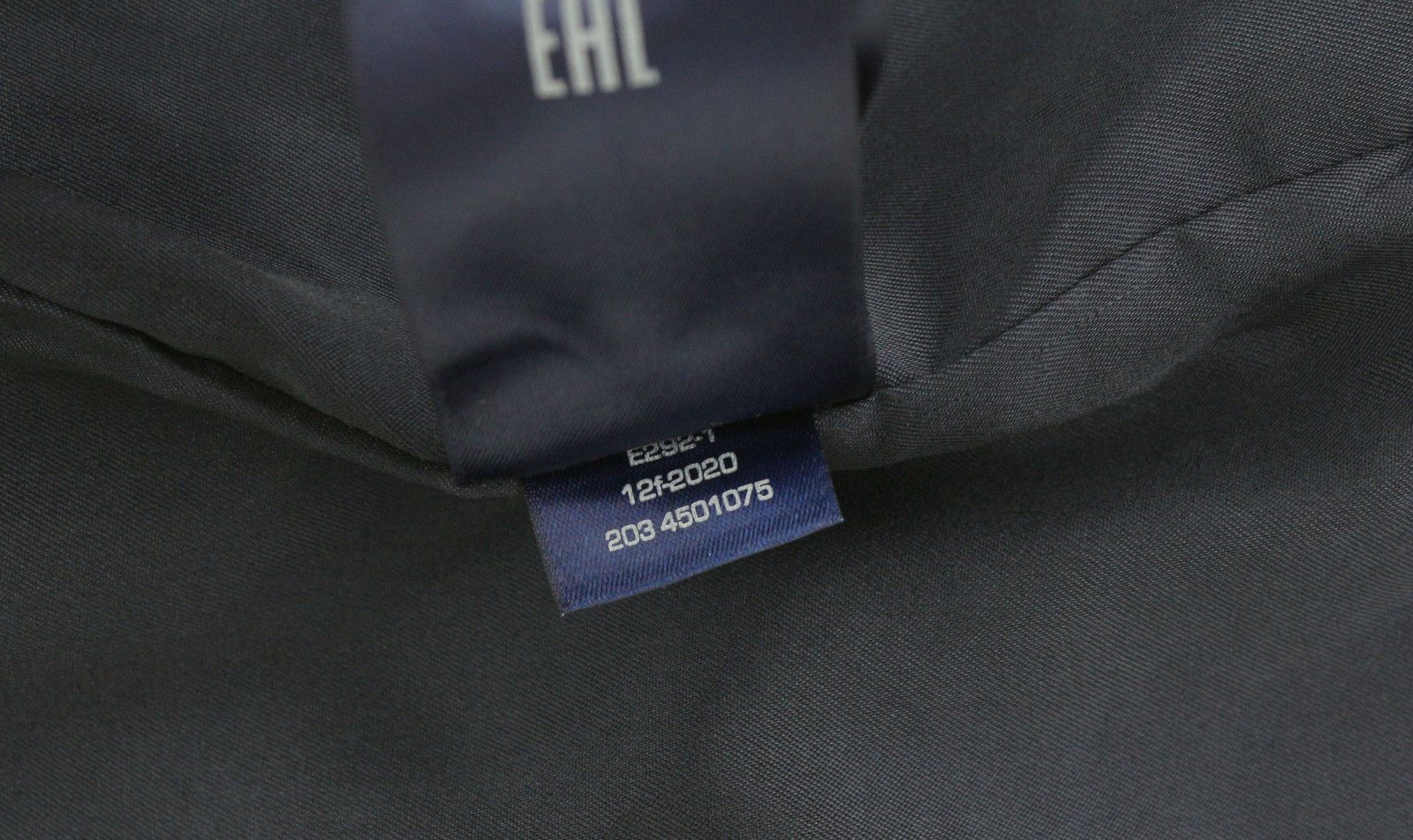 Gant HERRINGBONE JERSE EU38 Blue Round Neck Dress 85194 Size M / US 6-8 / IT 42-44 - 7 Thumbnail
