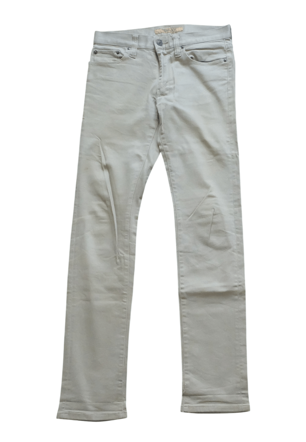 Uniqlo Uniqlo T-000 Denim Skinny Fit Brown Grey Stretch Size US 30 / EU 46 - 6 Thumbnail