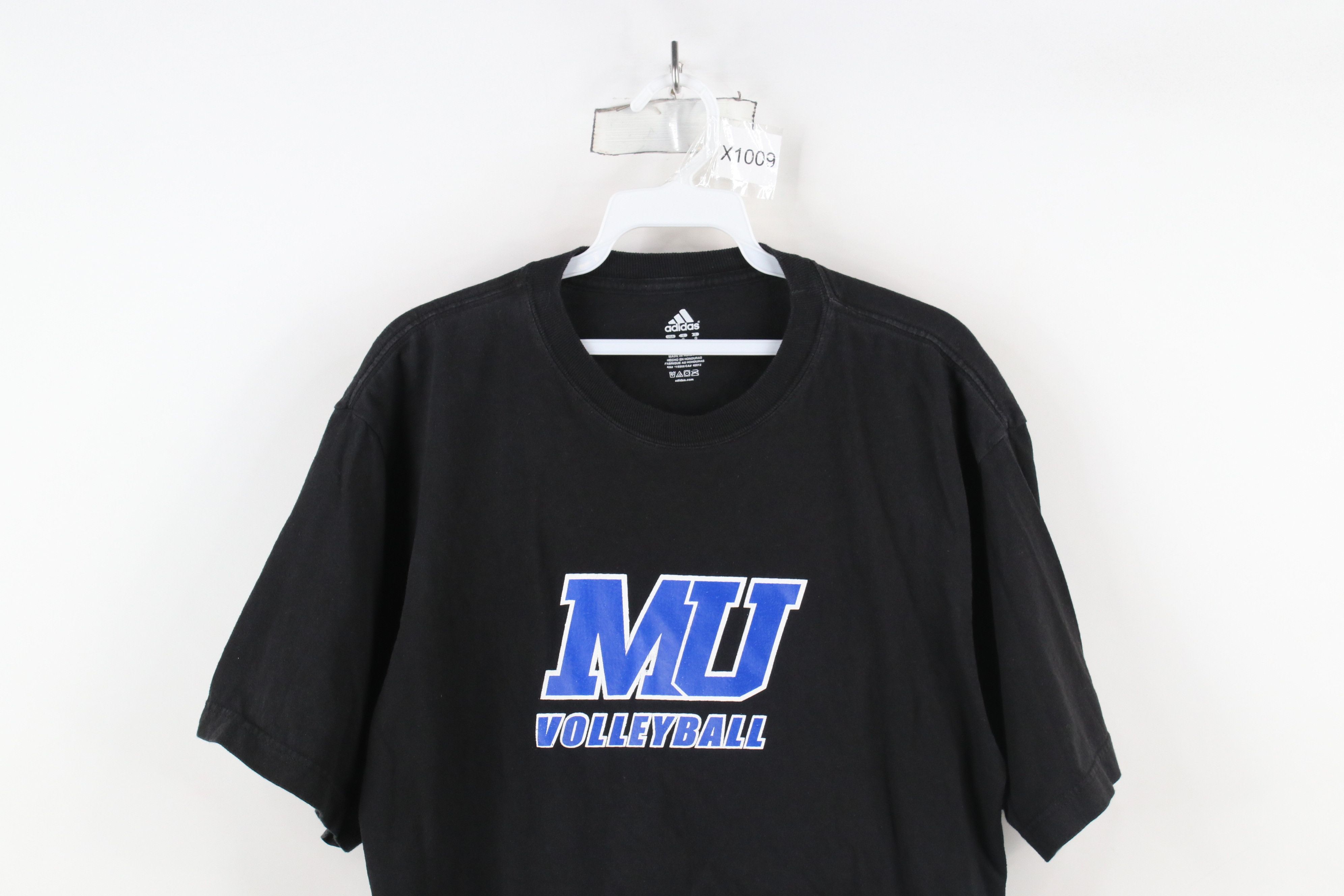 Adidas × Vintage Vintage Adidas Madonna University Volleyball T-Shirt Black Size US L / EU 52-54 / 3 - 2 Thumbnail
