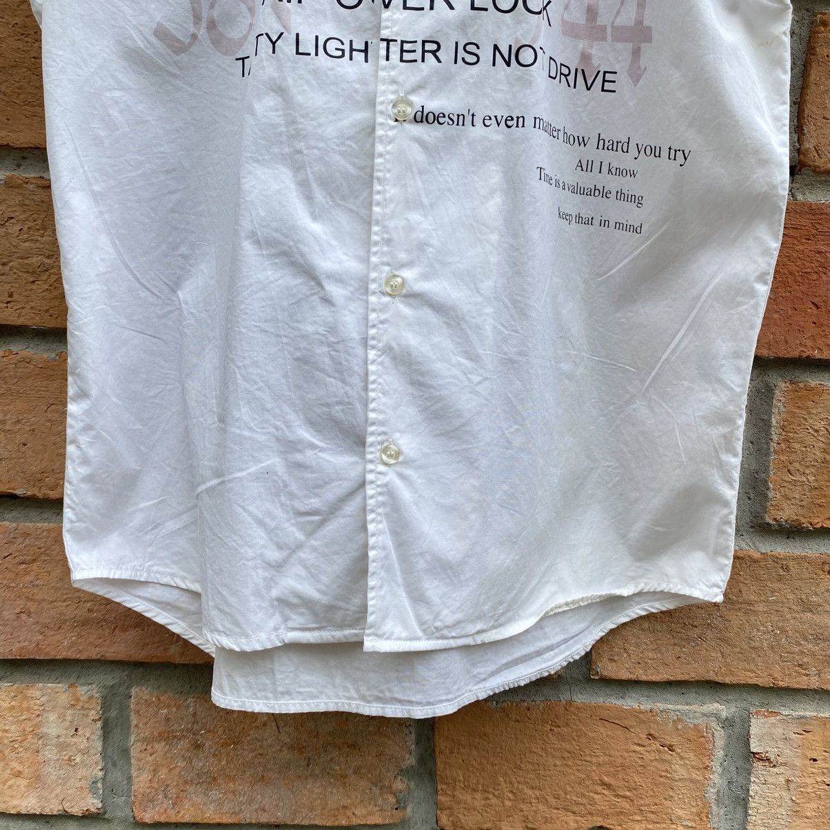 Designer EURO immortal Y2K Punk Smoking Concert Typography Shirt Size L / US 10 / IT 46 - 6 Thumbnail