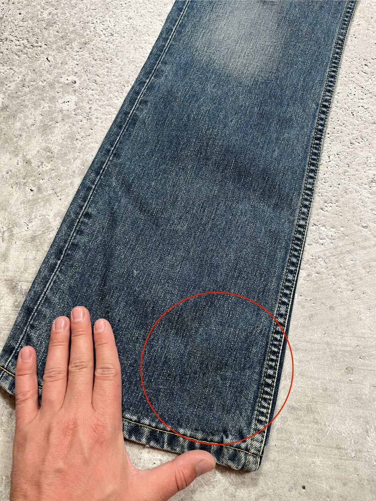 Lee Vintage Lee Blue Jeans 33x34 Bootcut Slight Flare Fit Denim Size US 33 - 15 Thumbnail