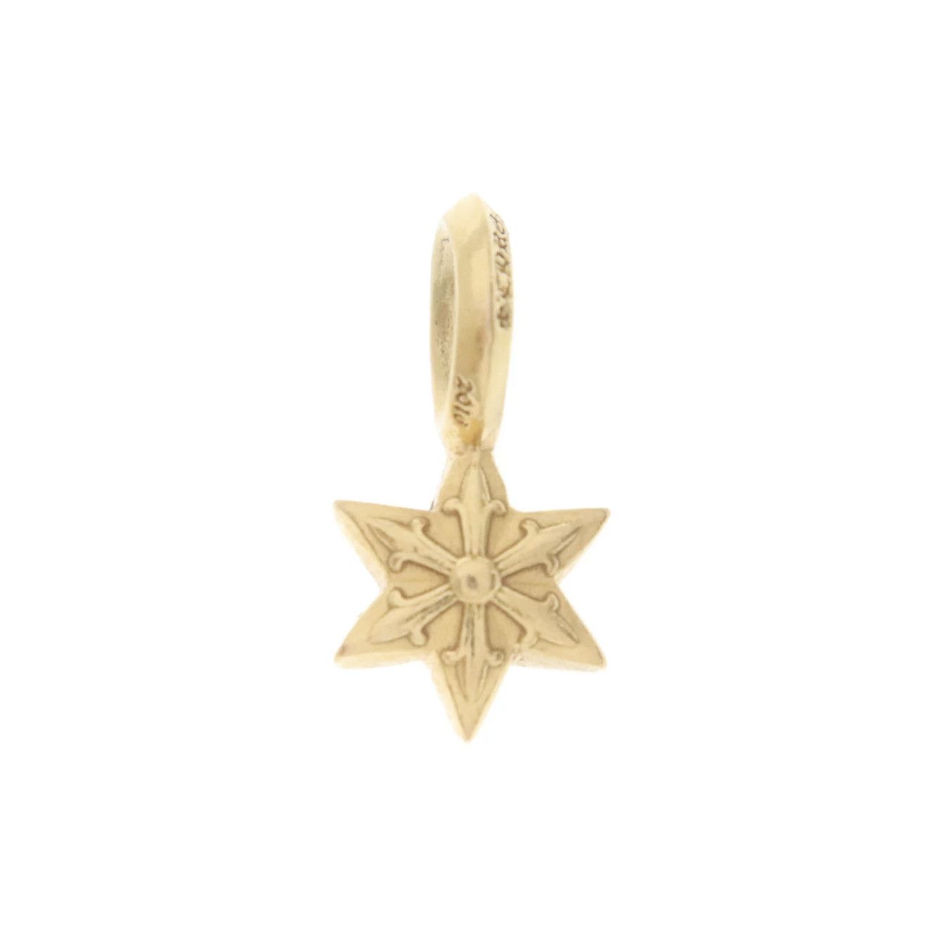 image of Chrome Hearts Stack Star 22K Gold Pendant, Men's